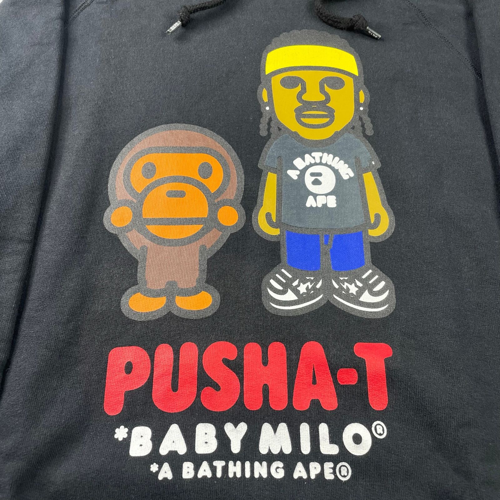 Bape BAPE x Pusha T Baby Milo Pullover Hoodie Size US L / EU 52-54 / 3 - 4 Thumbnail