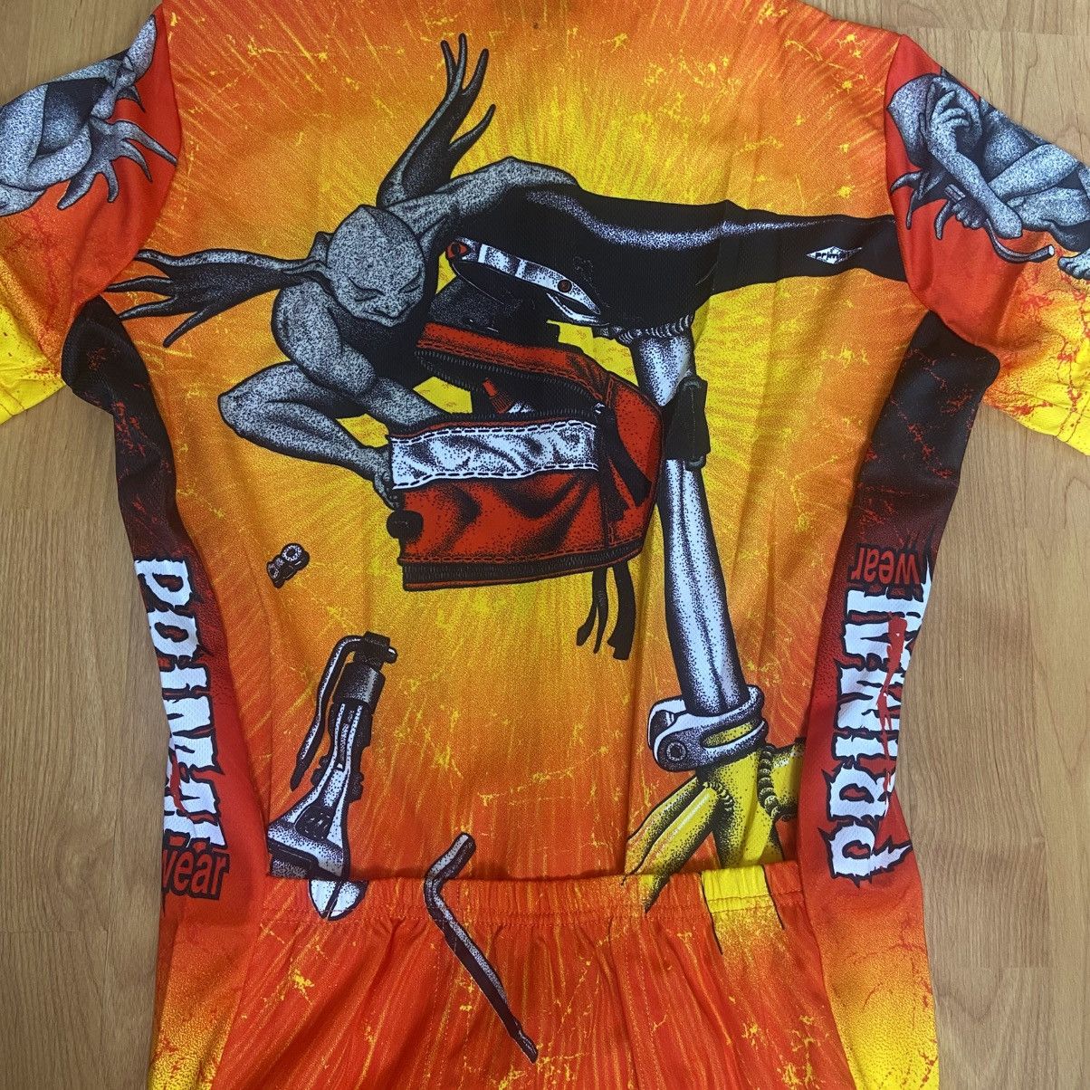 Vintage Primal Wear Wedgie Vintage 90s Y2K Cycling Jersey Mens Small Size US S / EU 44-46 / 1 - 5 Thumbnail