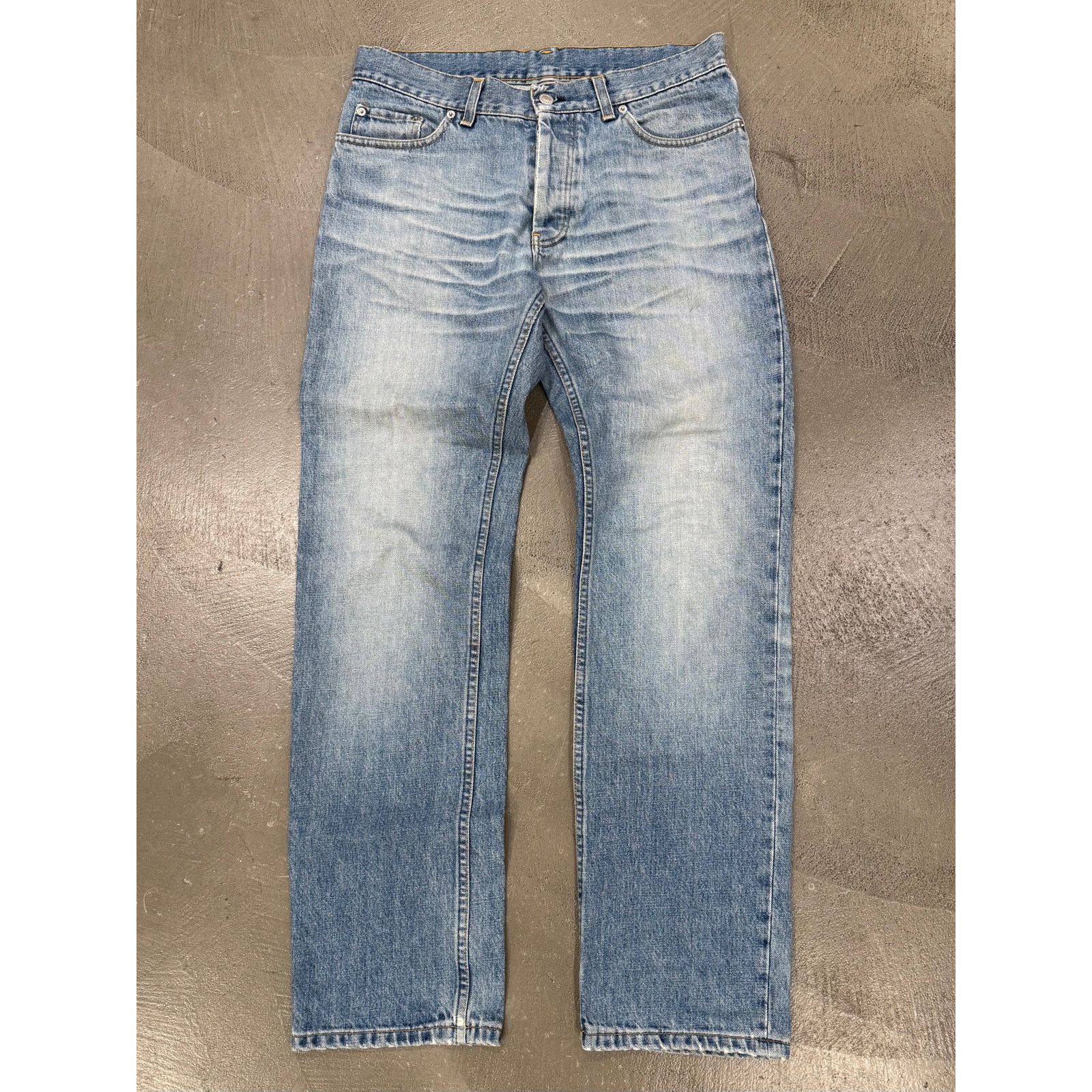 Helmut Lang 2000s Helmut Lang vintage sanded denim Size 24" / US 00 / IT 34 - 1 Thumbnail