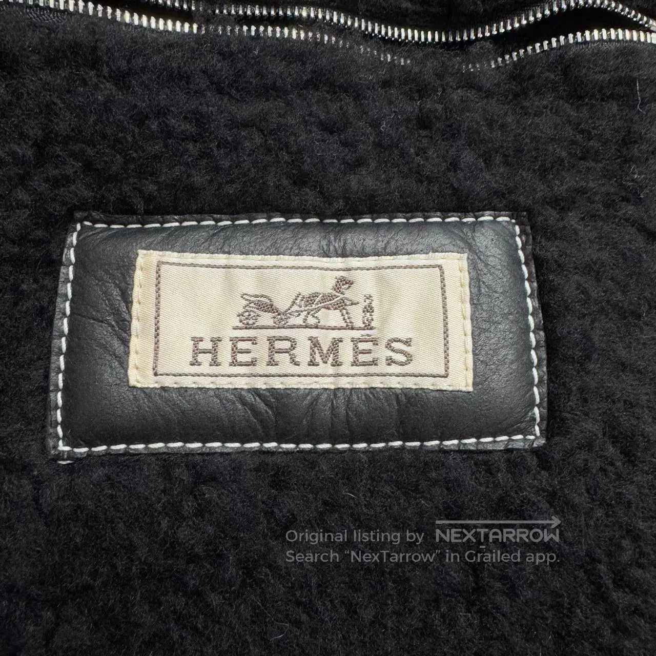 Hermes Hermes Cow Sheep Fur Leather Coat. Size US M / EU 48-50 / 2 - 2 Thumbnail