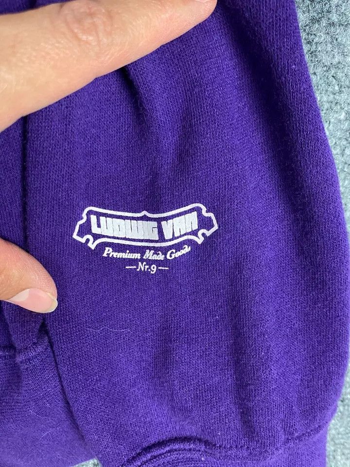 Other Ludwig Hoodie Men's XL Full Zip Purple Adults Extra Large Size US XL / EU 56 / 4 - 5 Thumbnail