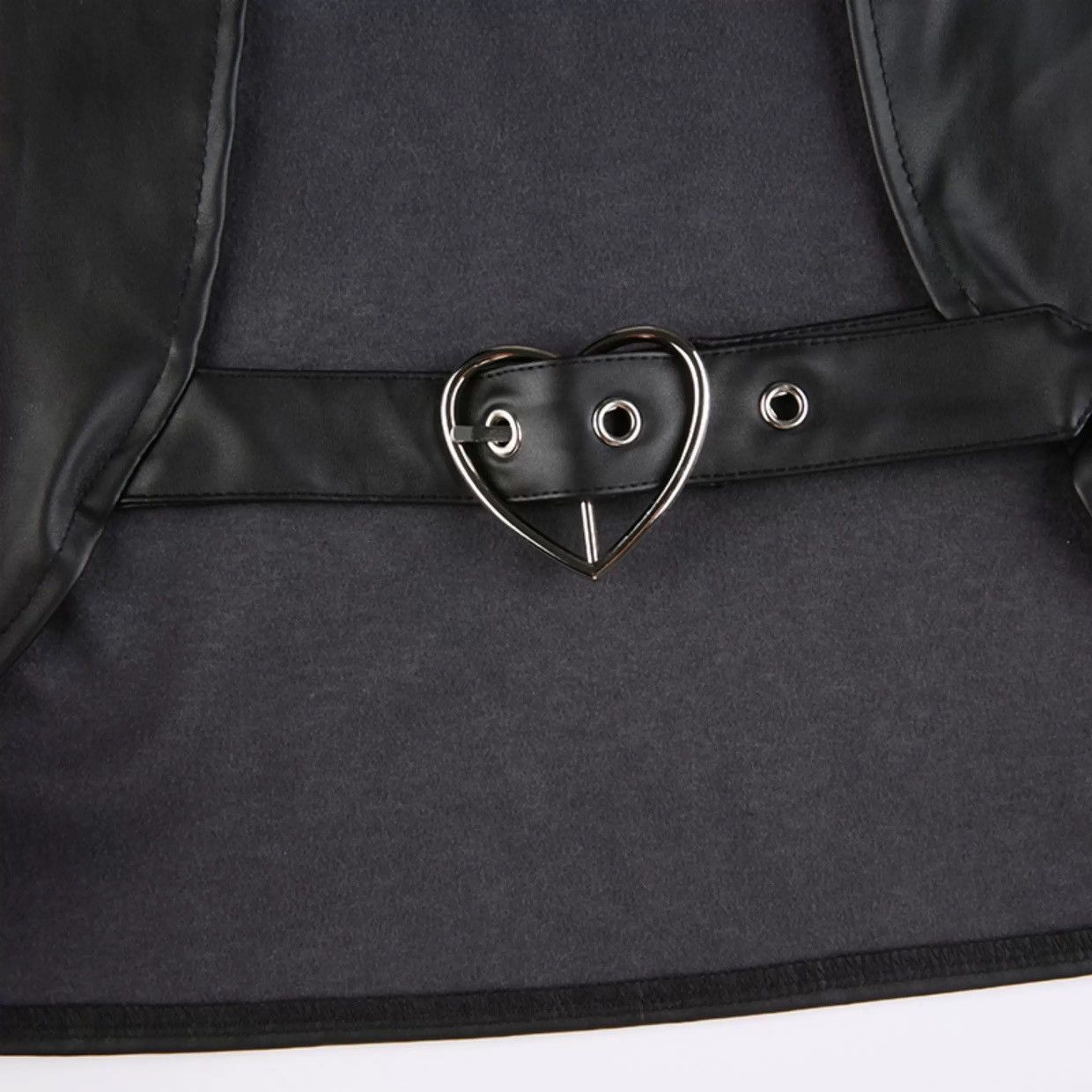 Other Y2K Heart Buckle Crop Jacket Top Size M / US 6-8 / IT 42-44 - 9 Thumbnail