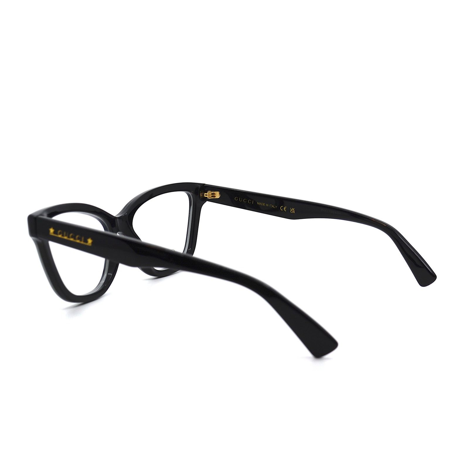 Gucci NEW GUCCI GG1589O 001 BLACK AUTHENTIC EYEGLASSES FRAME Size ONE SIZE - 6 Thumbnail