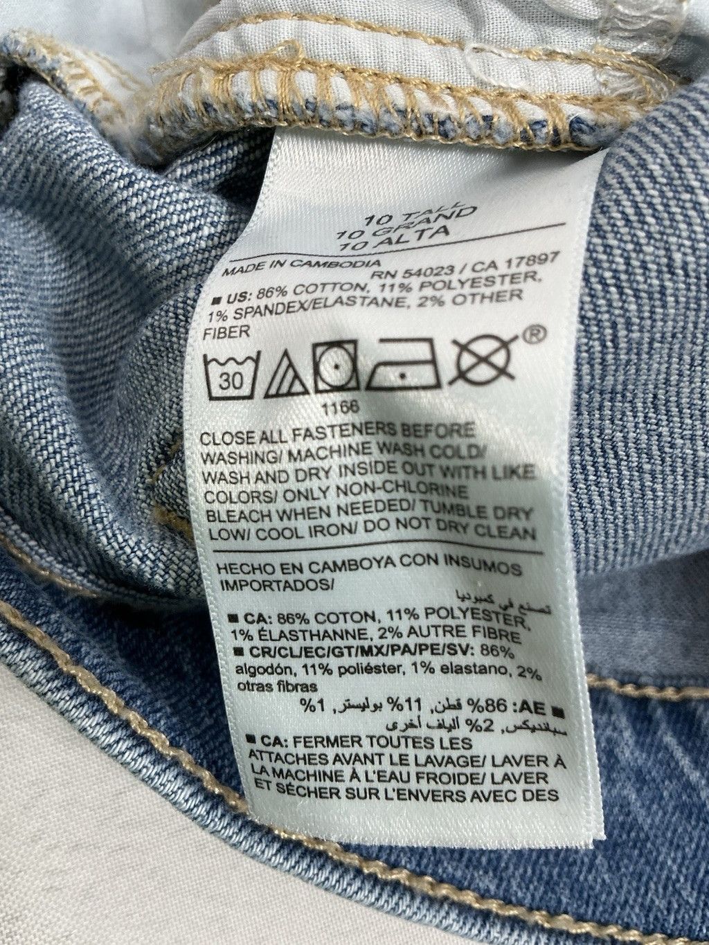Old Navy Womans Old Navy Boyfriend Blue Jeans Size 10 Tall Straight Size 32" / US 10 / IT 46 - 4 Thumbnail