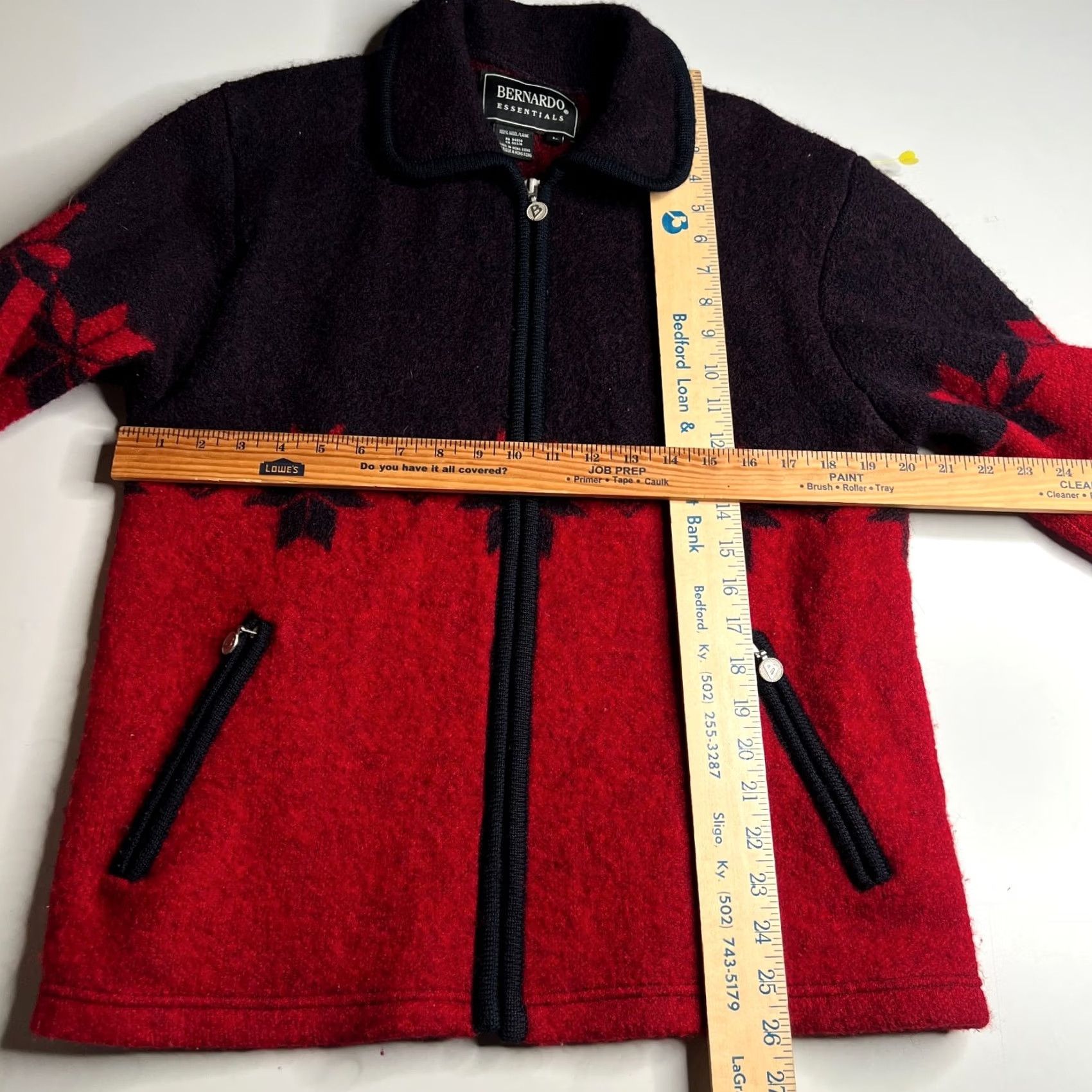 Vintage Vintage Bernardo Essentials Wool Jacket L Size Bern Size L / US 10 / IT 46 - 6 Thumbnail