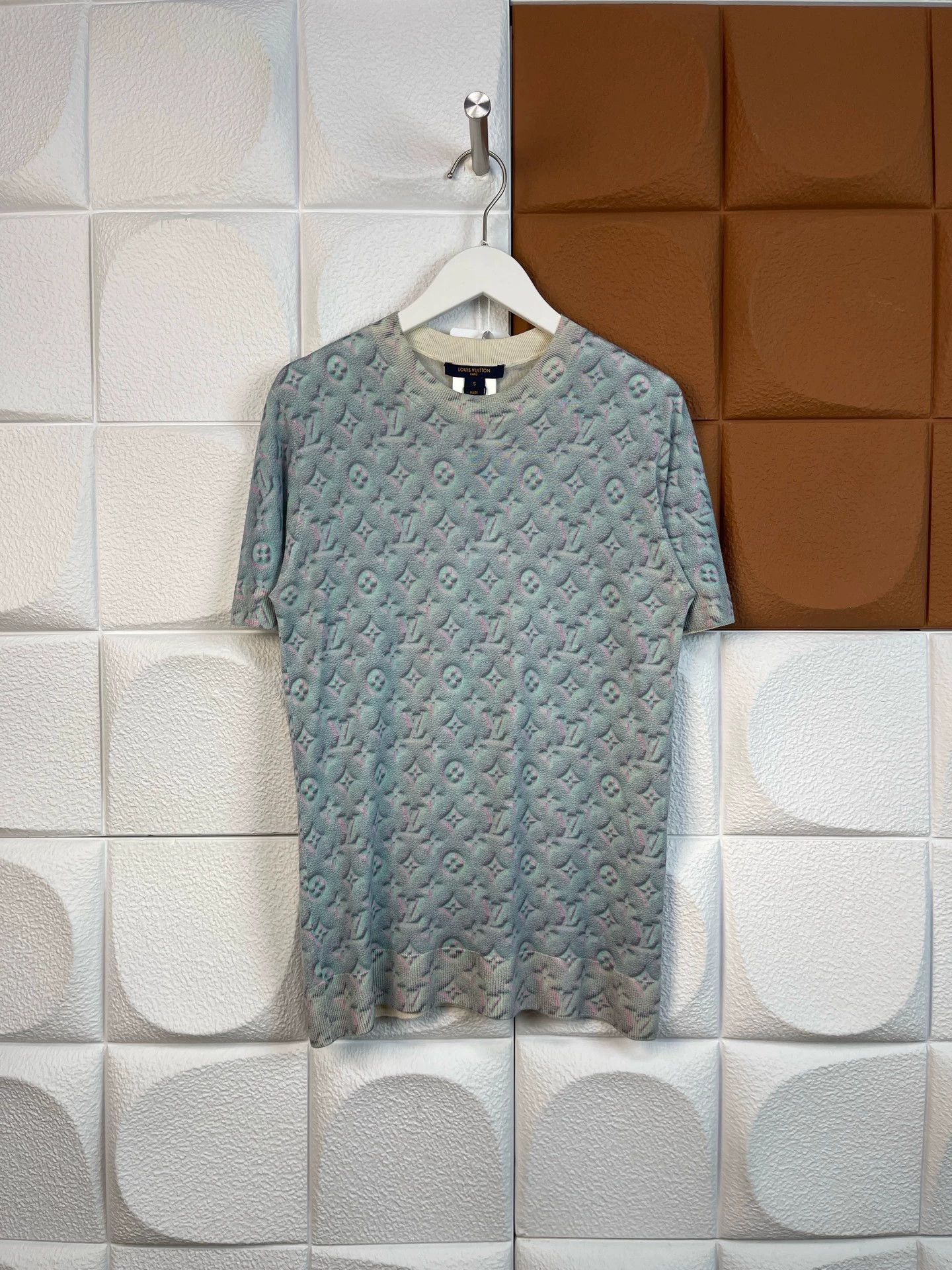 Louis Vuitton Louis Vuitton Monogram Knit Short Sleeve S New Size S / US 4 / IT 40 - 1 Thumbnail