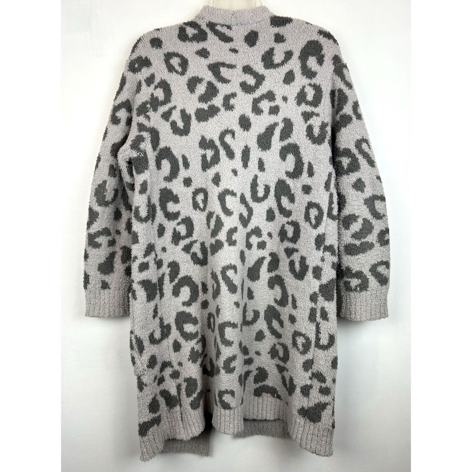 Vintage Altar'd State Cardigan Sweater Womens S Animal Print Open Front Oversized Pockets Altard State Size S / US 4 / IT 40 - 2 Thumbnail