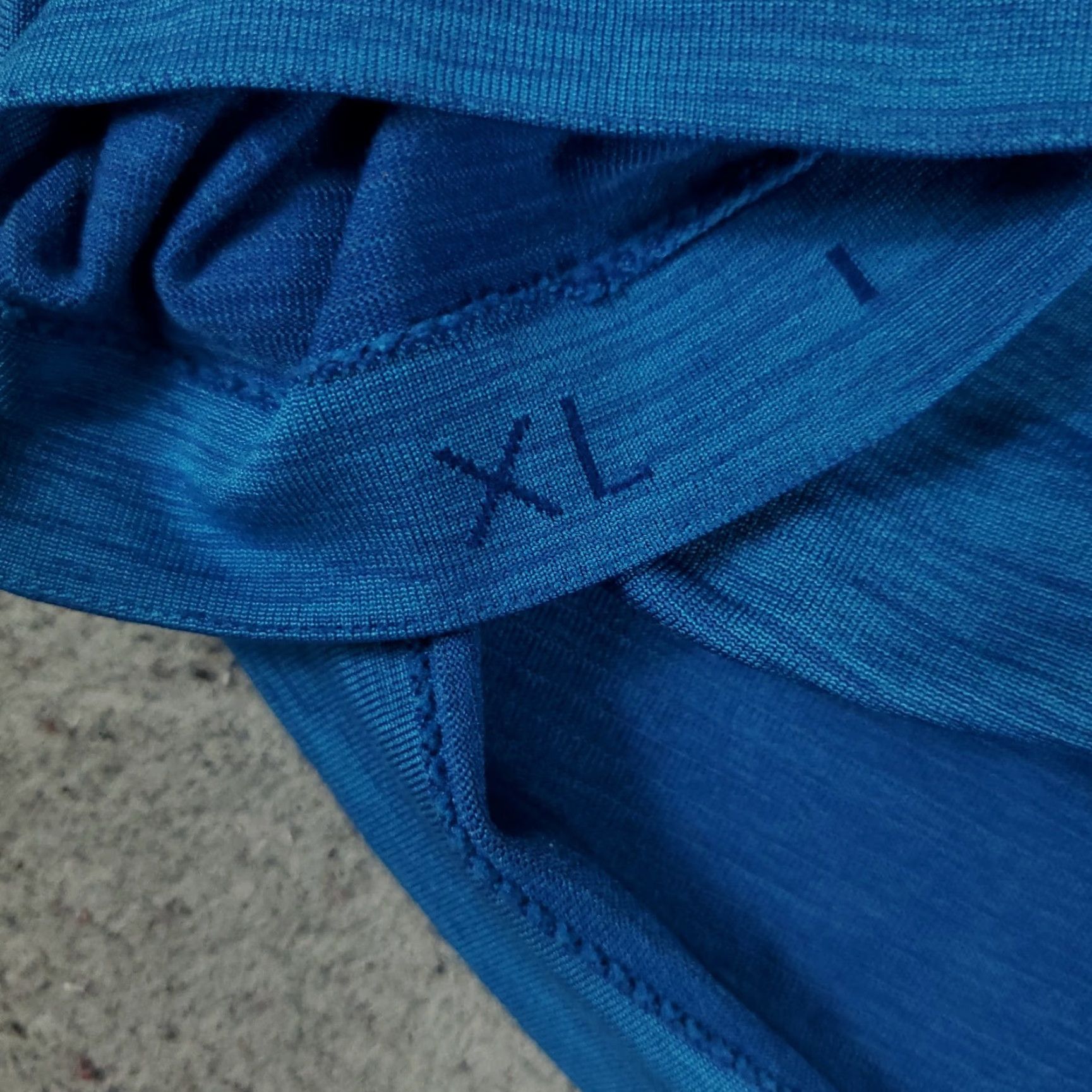 Lululemon Lululemon T Shirt Mens XL Blue 1/2 Zip Up Tech Active Training Long Sleeve Shirt Size US XL / EU 56 / 4 - 7 Thumbnail