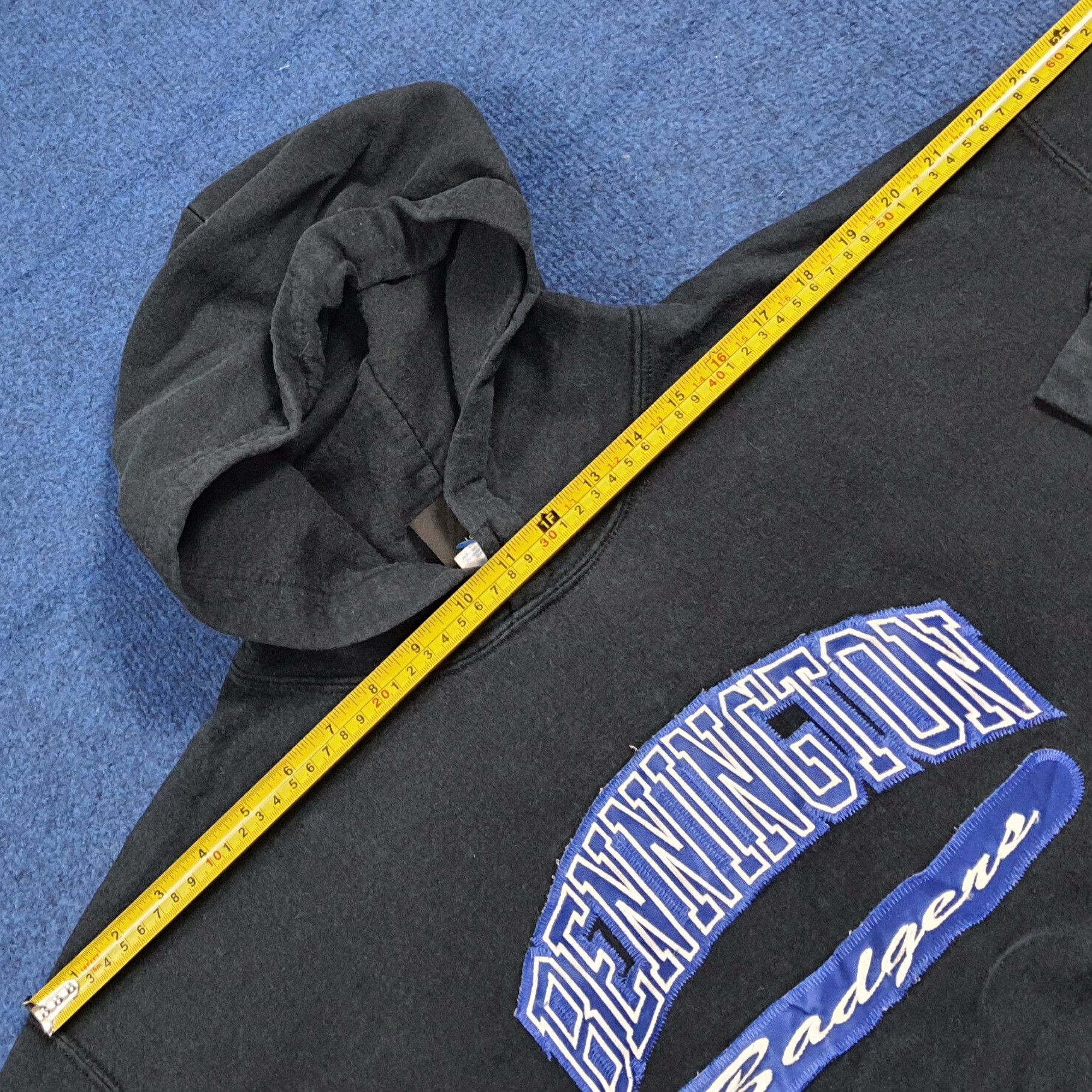 Vintage Vintage 90s Collegiate Bennington Badgers Hoodie C284N15 Size US M / EU 48-50 / 2 - 9 Thumbnail