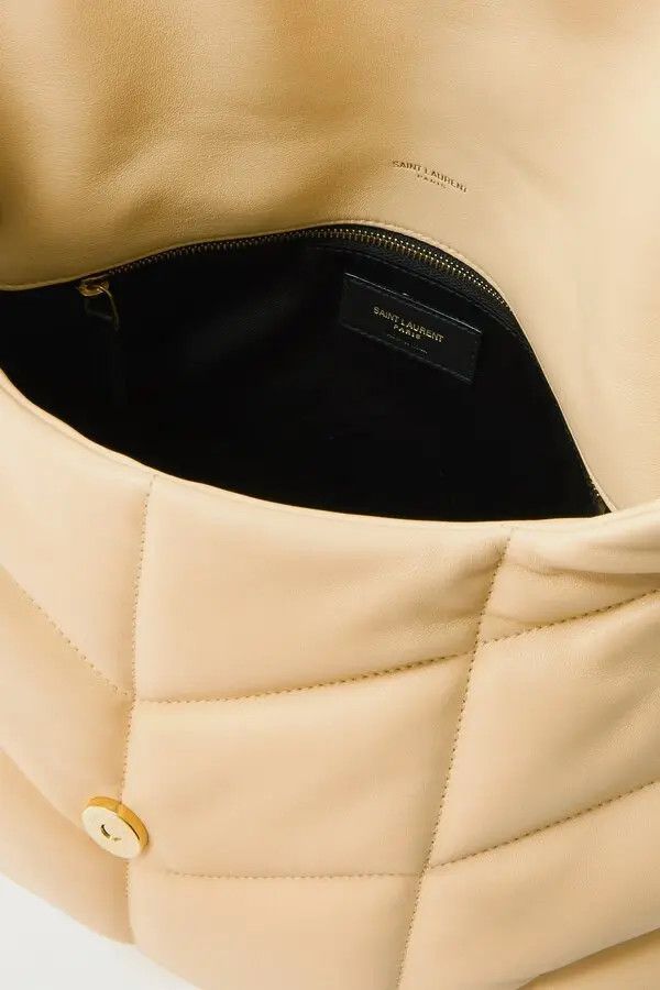 Saint Laurent Paris o1b1hav110724 Size: OS / Puffer Medium Bag in Off White Size ONE SIZE - 5 Thumbnail
