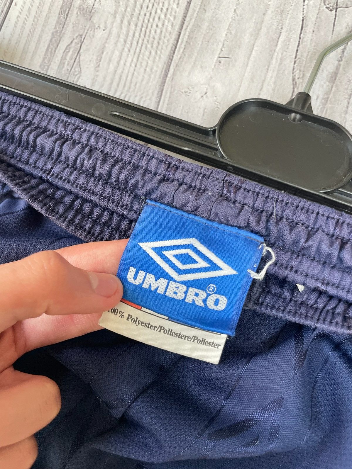 Umbro Vintage umbro shorts Monogram size XL navy Size US 36 / EU 52 - 3 Thumbnail