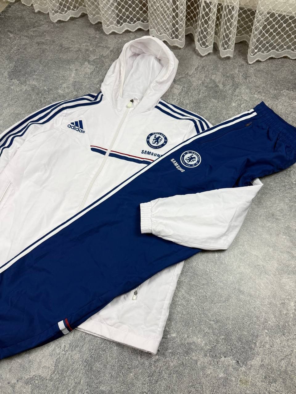 Adidas Adidas Chelsea 2013 Track Suit (Jacket+pants) Size L Size US L / EU 52-54 / 3 - 2 Thumbnail