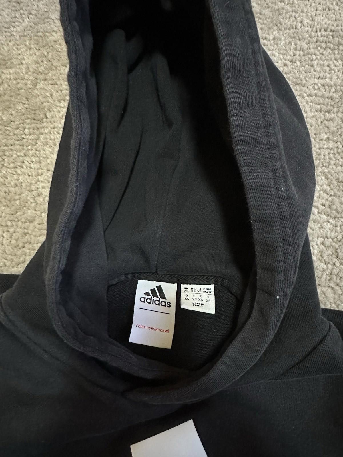 Adidas Gosha Rubchinskiy x Adidas Black Logo Men's Hoodie Size XS Size US XS / EU 42 / 0 - 5 Thumbnail