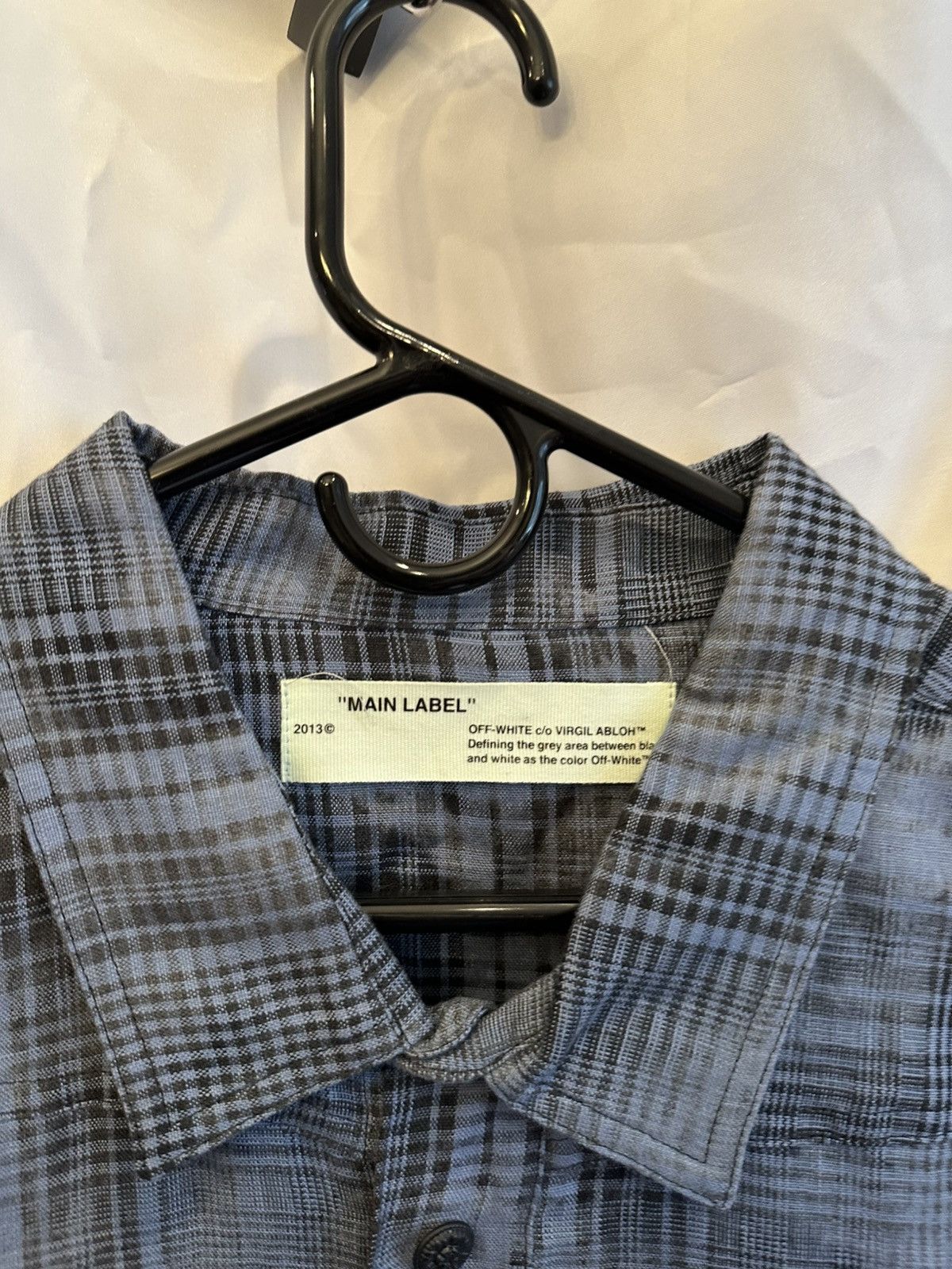 Off-White Off-White Plaid Shirt Size US XL / EU 56 / 4 - 5 Thumbnail