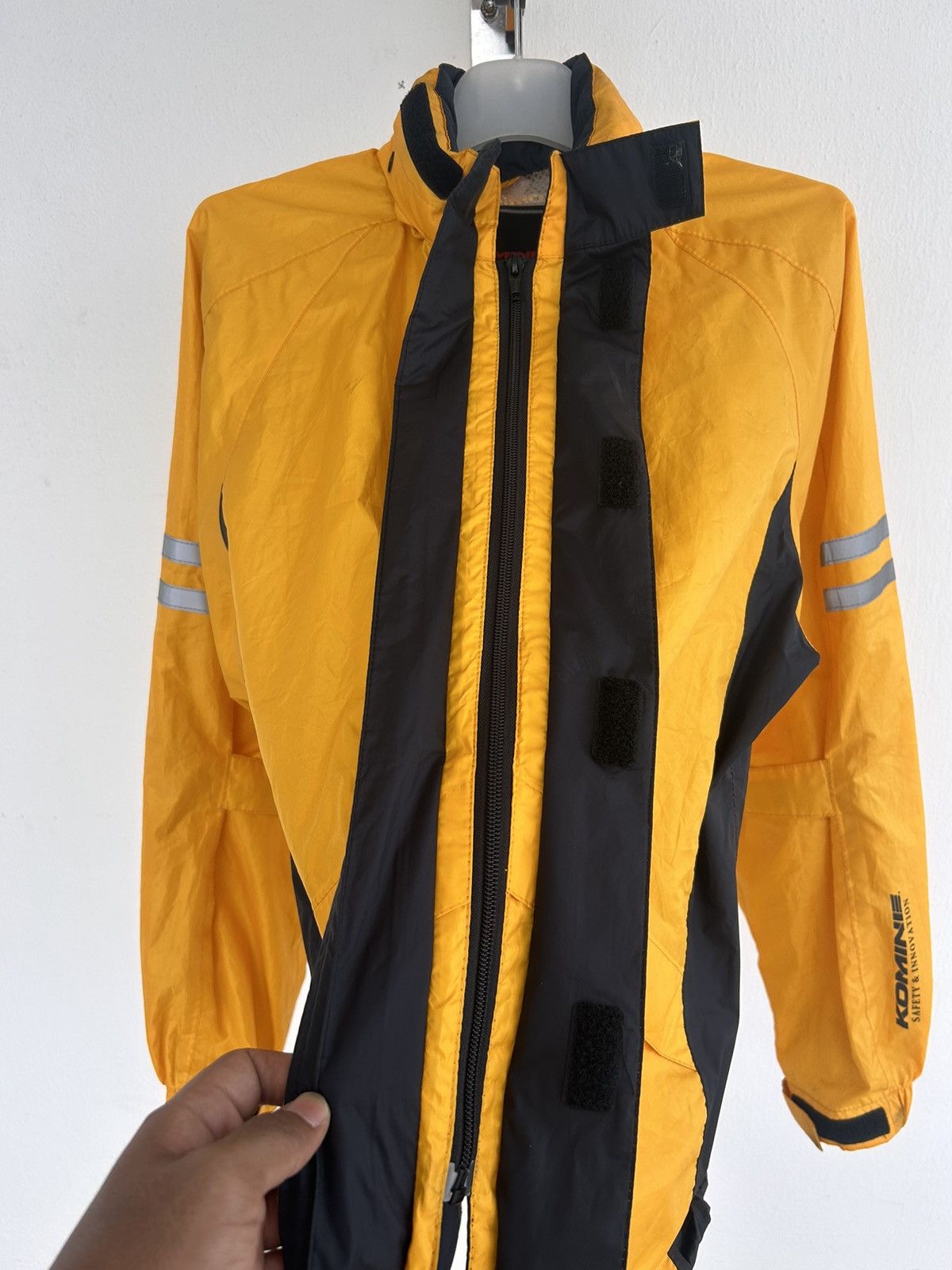 Japanese Brand Komine windbreaker vintage yellow Size US M / EU 48-50 / 2 - 4 Thumbnail