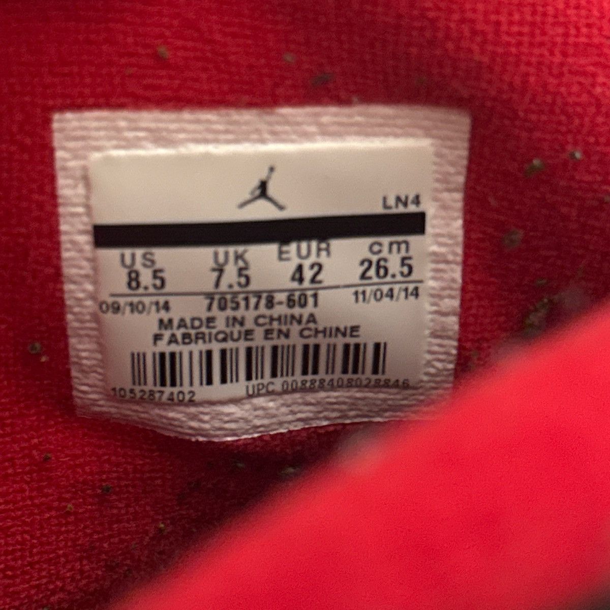 Jordan Brand × Nike 2014 Air Jordan Retro 10 'Bulls Over Broadway" Size US 8.5 / EU 41-42 - 7 Thumbnail