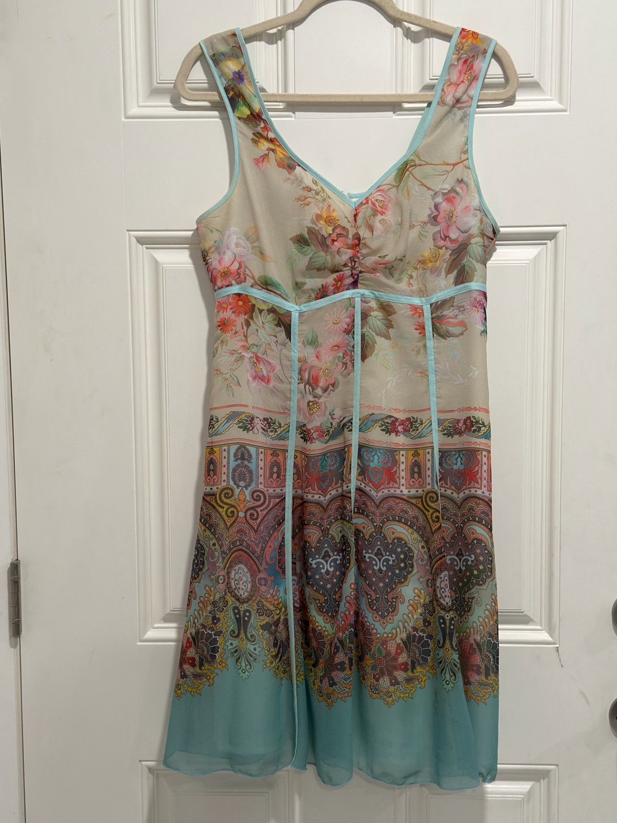 Other Vintage Boho Floral Dress Size M / US 6-8 / IT 42-44 - 1 Thumbnail