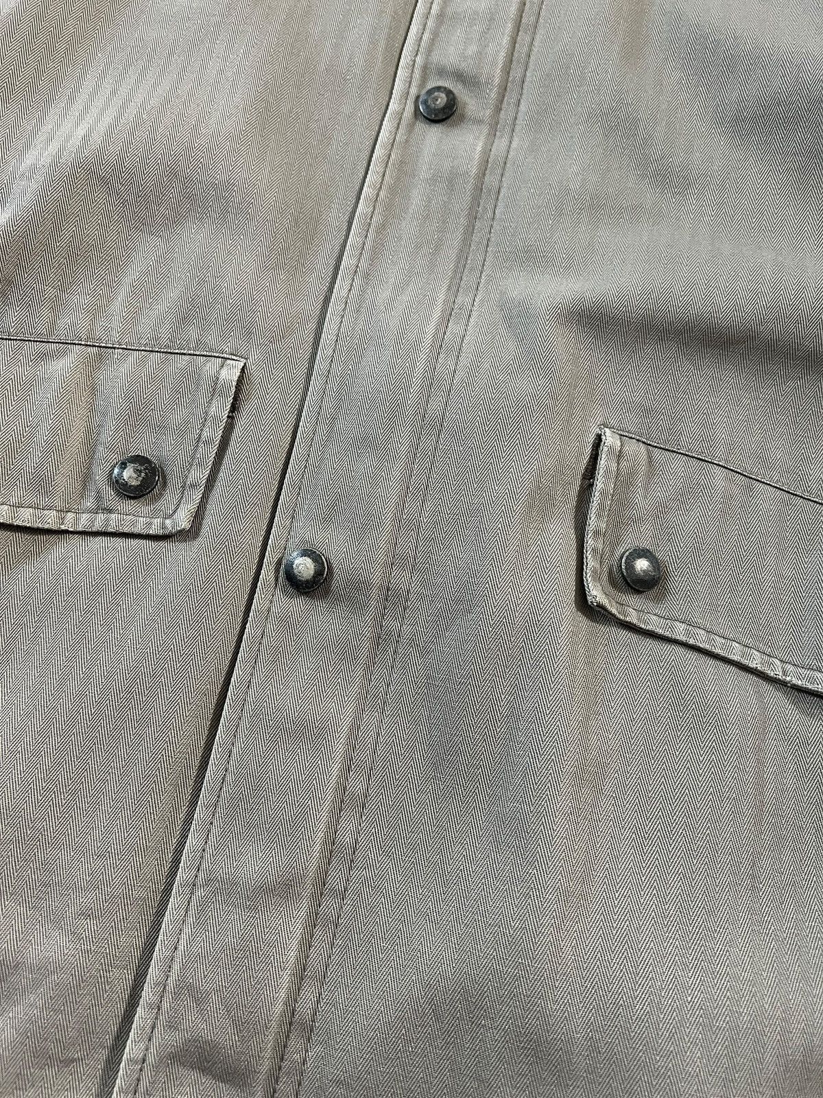 A.P.C. Vintage A.P.C Herringbone Twill Military Parka Jacket Size US M / EU 48-50 / 2 - 7 Thumbnail