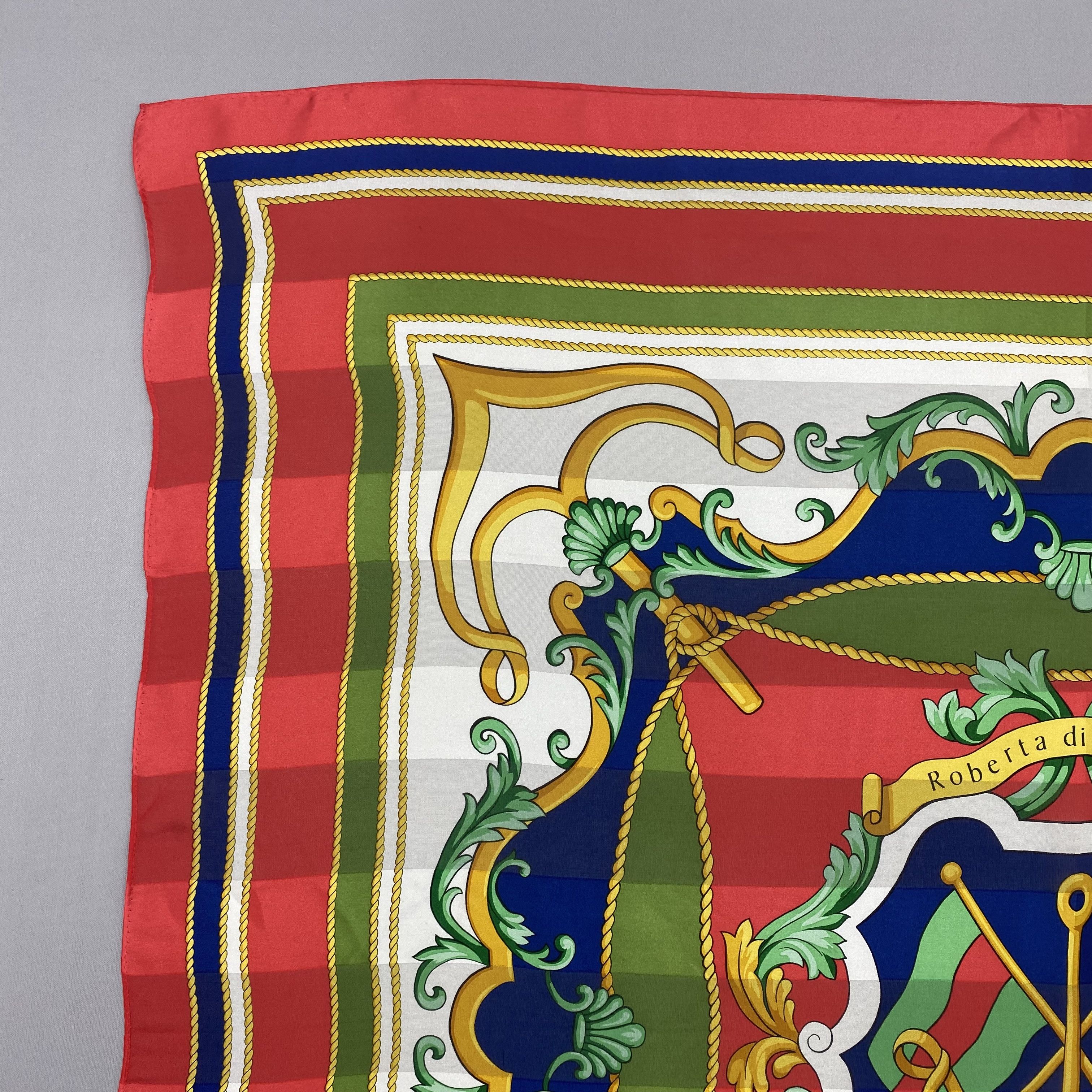 Roberta di Camerino Vintage Roberta di Camerino SILK Scarf Twill Stole Scarves Size ONE SIZE - 7 Thumbnail
