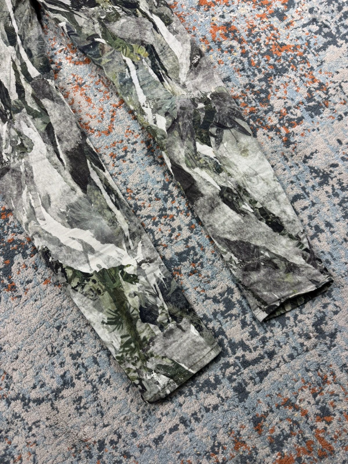 Grifoni Vintage Y2K Mauro Grifoni floral jungle print skinny pants Size 28" / US 6 / IT 42 - 6 Thumbnail