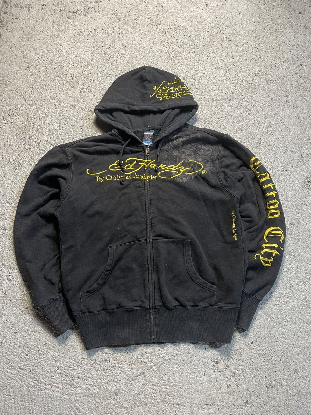Ed Hardy Vintage Ed Hardy by Christian Audigier hoodie Size US XL / EU 56 / 4 - 3 Thumbnail