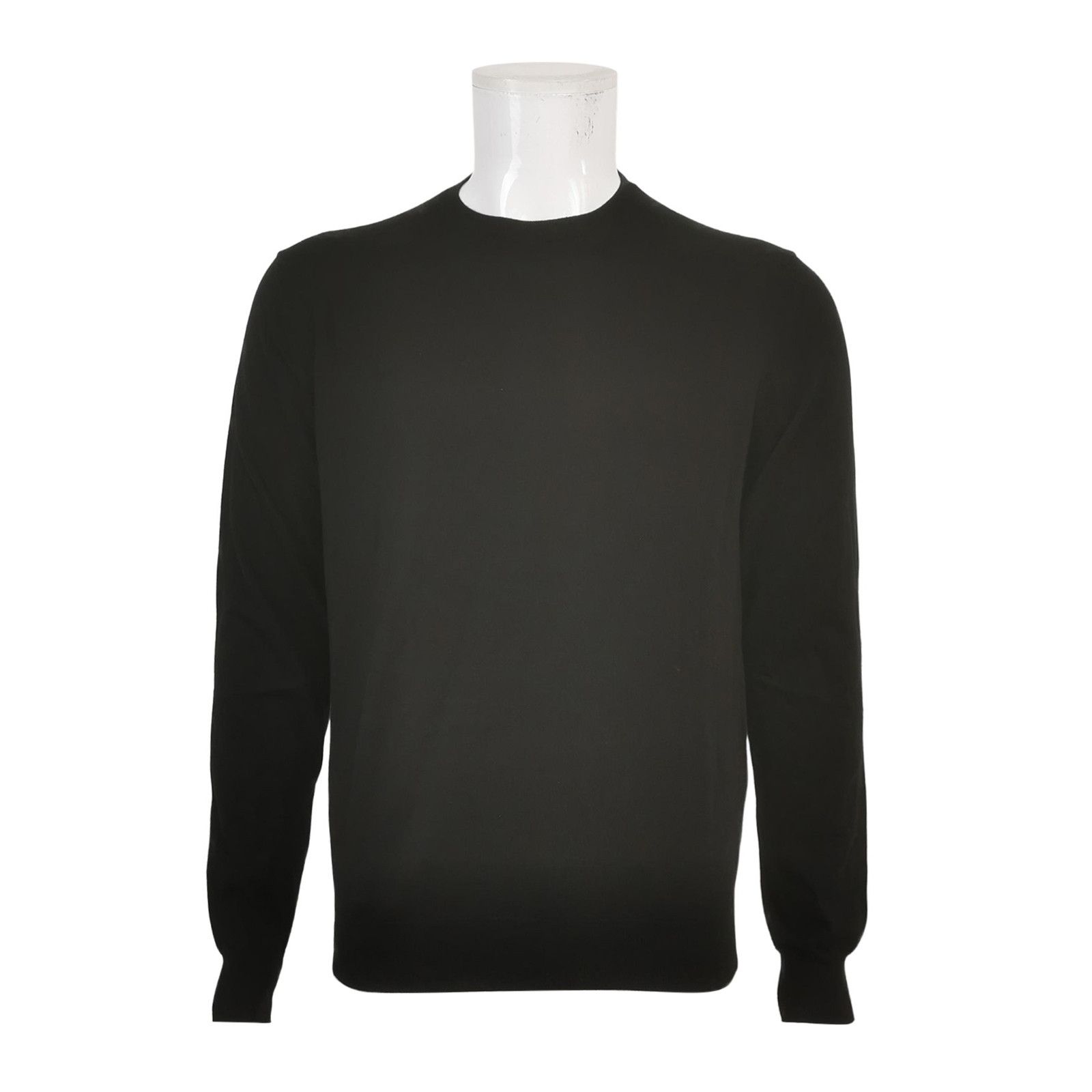 Prada Prada Cotton Solid Crew Neck Sweater M/48 Size US L / EU 52-54 / 3 - 1 Thumbnail