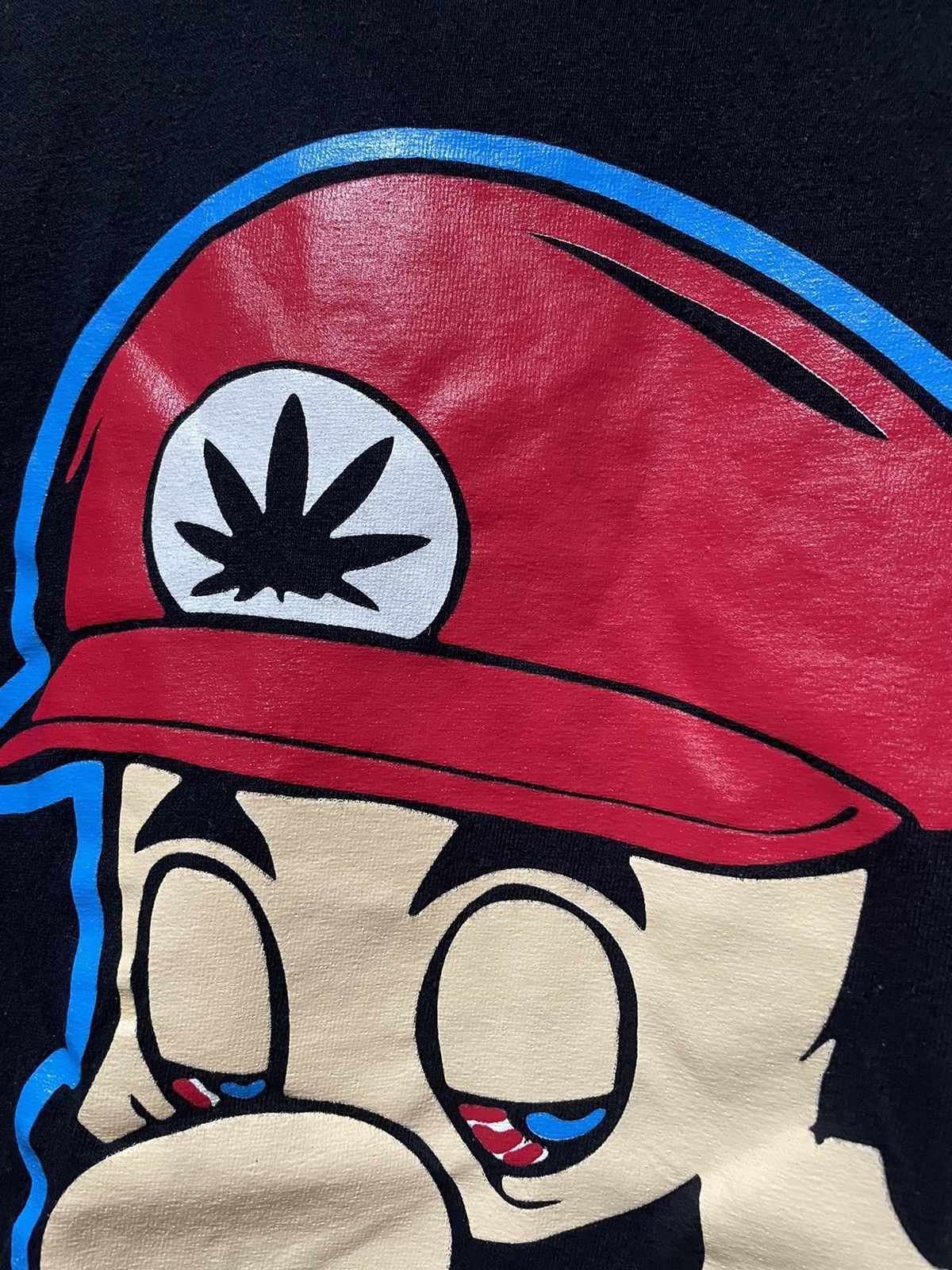 Nintendo Vintage Super Mario Wiid Smoking Weed Tee Rare T Shirt Size US M / EU 48-50 / 2 - 5 Thumbnail