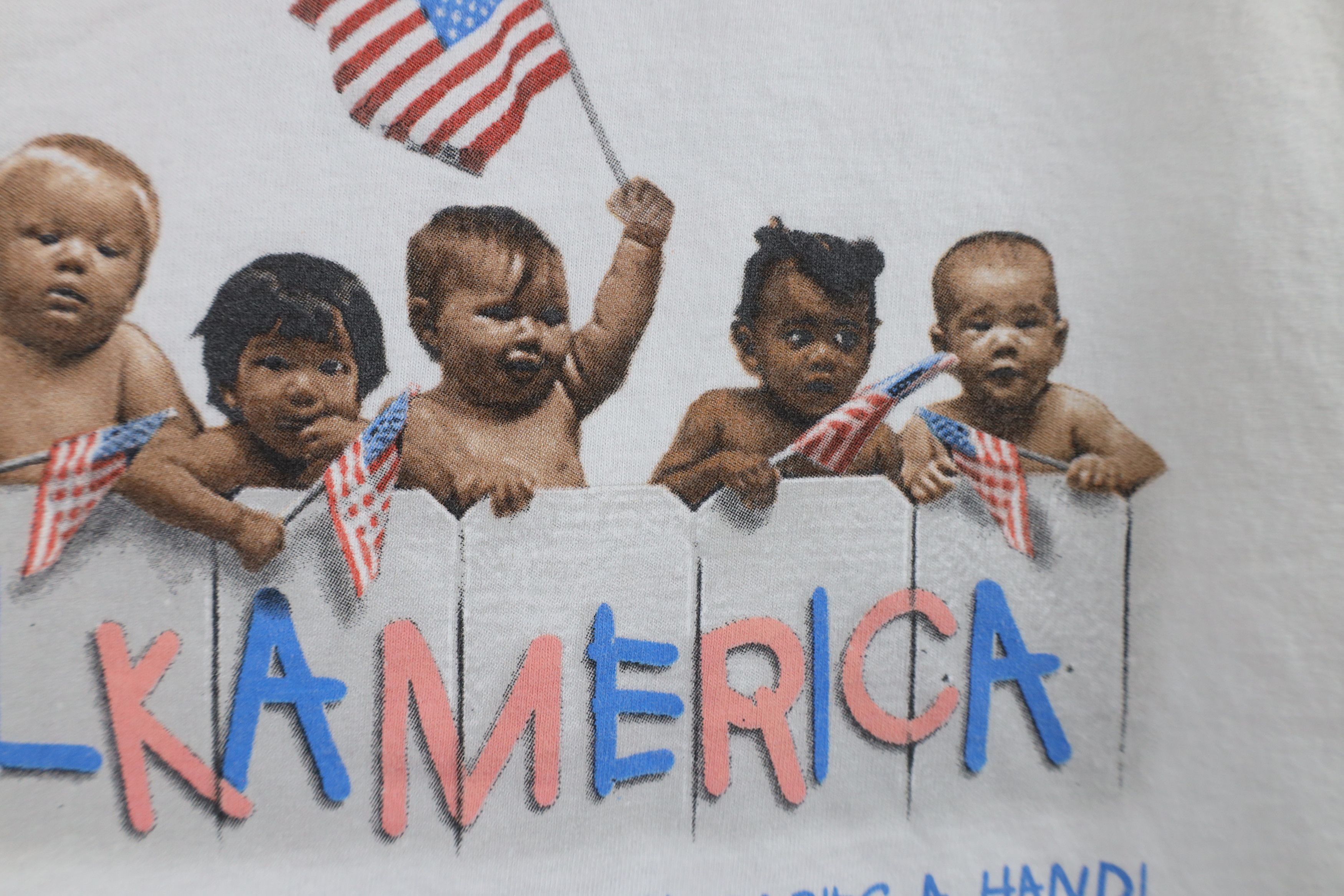 Vintage Vintage Y2K America March of Dimes Premature Baby T-Shirt Size US XL / EU 56 / 4 - 6 Thumbnail