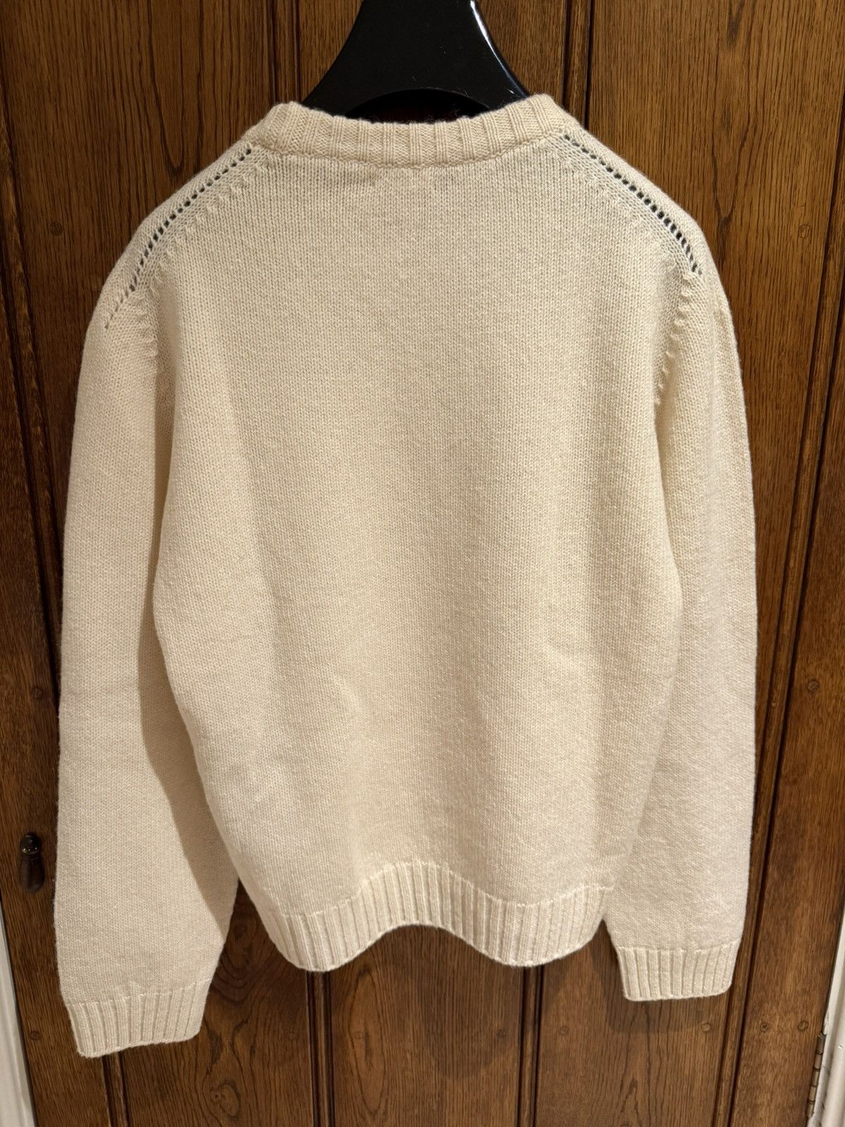 Celine SS20 Celine Hedi David Kramer irony sweater cashmere XL logo Size US XL / EU 56 / 4 - 14 Thumbnail