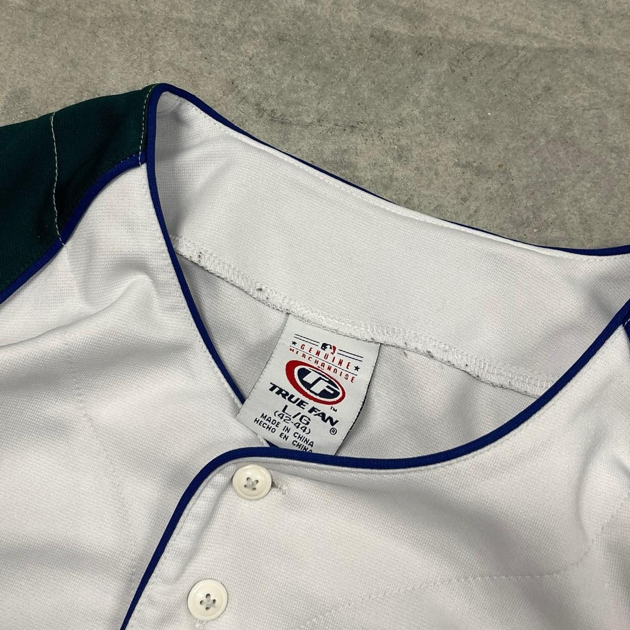 MLB Vintage Tampa Devil Rays Baseball jersey Size US L / EU 52-54 / 3 - 3 Thumbnail