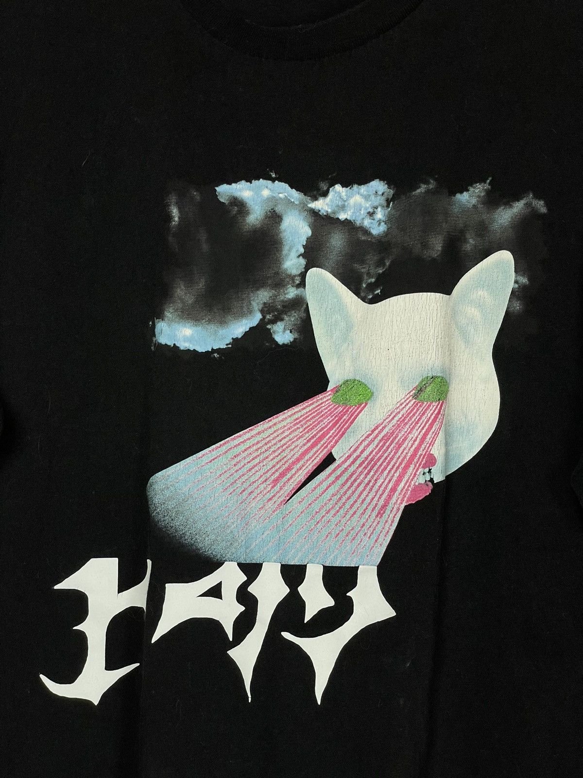 Diesel × Japanese Brand × Vintage Y2K Diesel T Shirt Vintage 3D Cat Logo Avantgarde Style Size US M / EU 48-50 / 2 - 7 Thumbnail