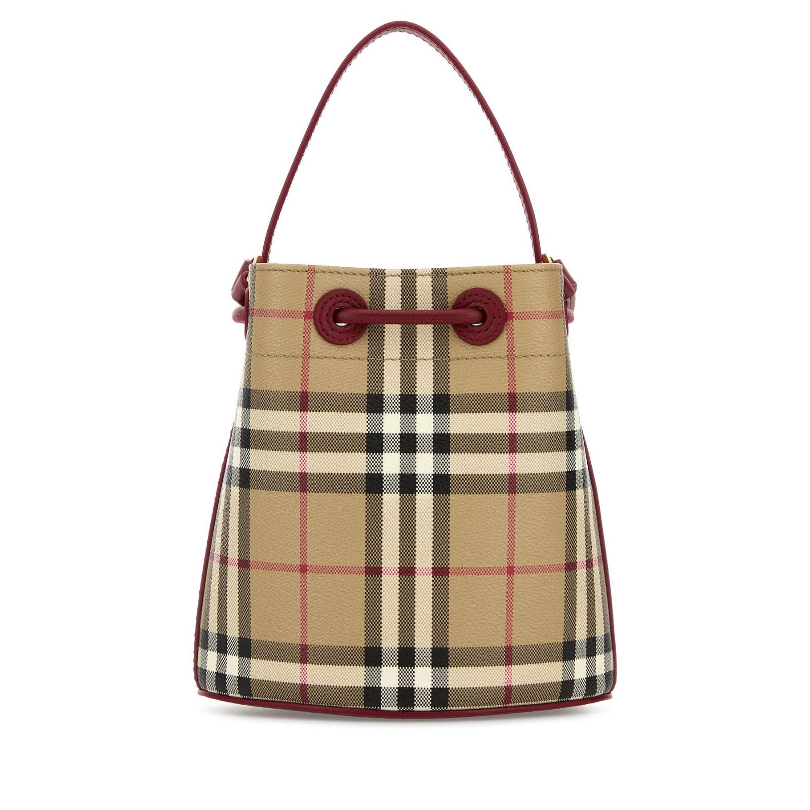 Burberry BURBERRY Mini Archive beige/ruby red Bucket Bag New Size ONE SIZE - 3 Thumbnail