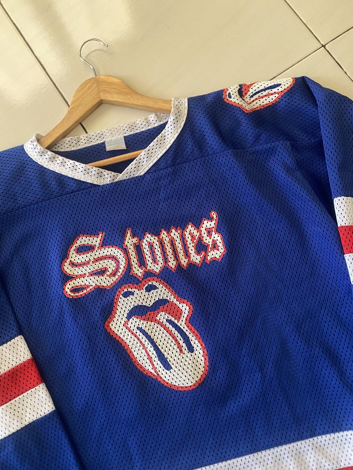 The Rolling Stones Rolling stones nhl jersey vintage 80s Size US XL / EU 56 / 4 - 2 Thumbnail