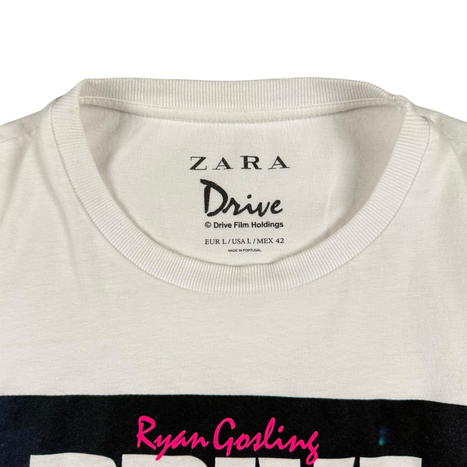 Vintage × Zara Vintage Zara Drive Ryan Gosling Official Movie Promo T-shirt Size US L / EU 52-54 / 3 - 4 Thumbnail