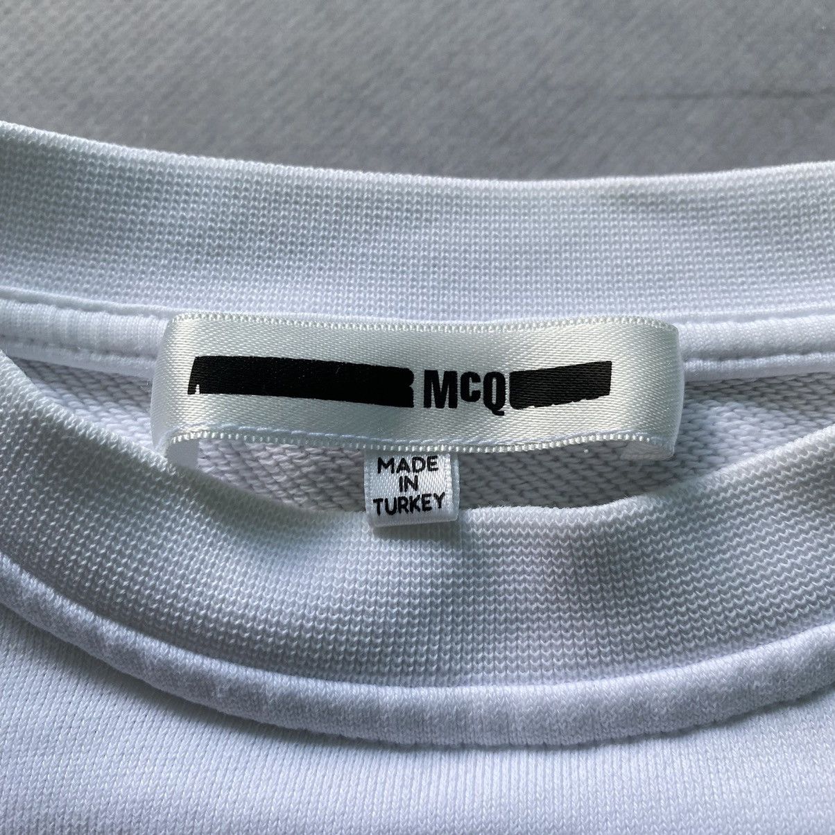 AMI × Designer Alexander McQueen Cropped Oversized Sweatshirt Size XS / US 0-2 / IT 36-38 - 5 Thumbnail