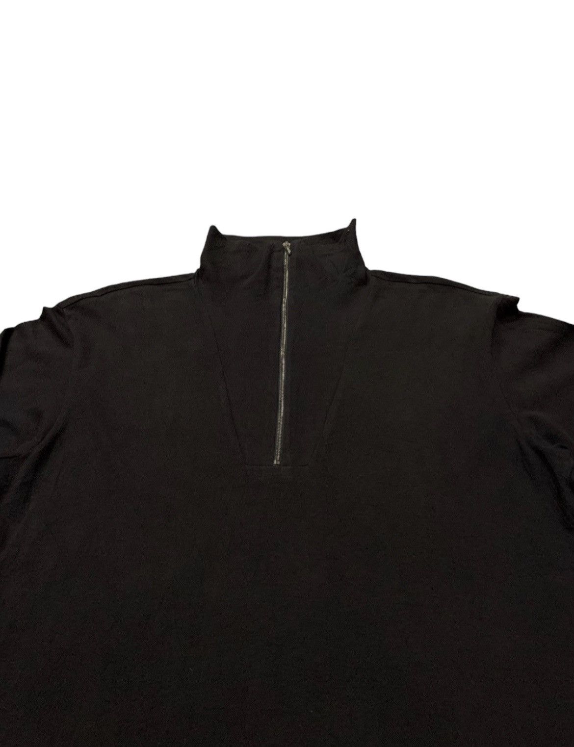 Vintage × agnes b. Vintage Agnes B. Half Zipper Riri Turtle Neck L/S Tshirt Size M / US 6-8 / IT 42-44 - 4 Thumbnail
