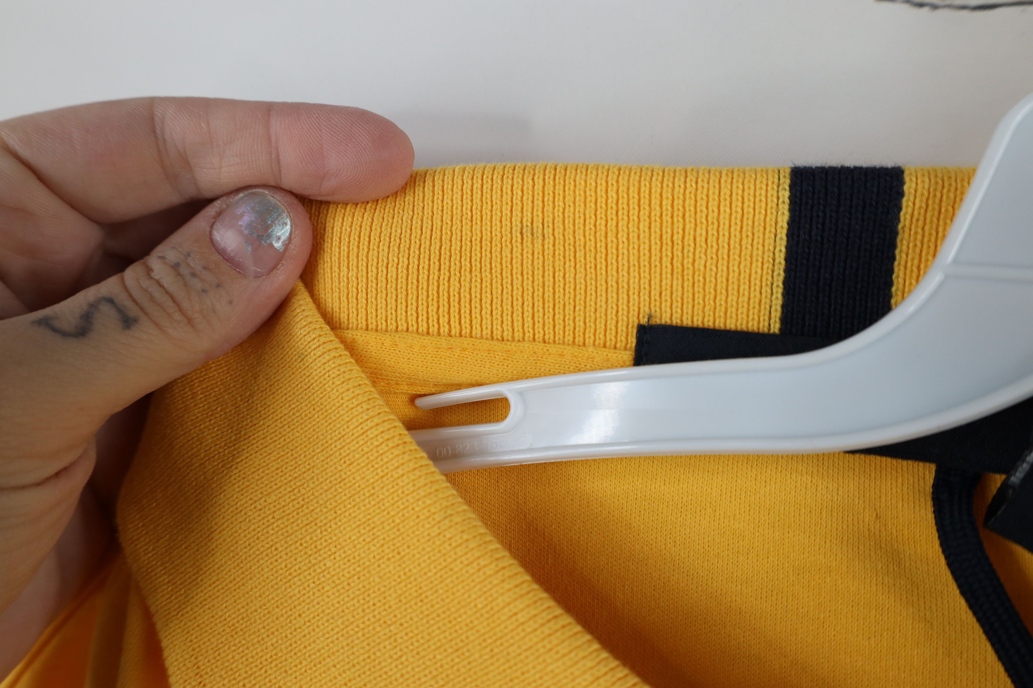 Nautica × Vintage Deadstock Vintage Nautica Sailing Collared Polo Shirt Yellow Size US XL / EU 56 / 4 - 11 Thumbnail