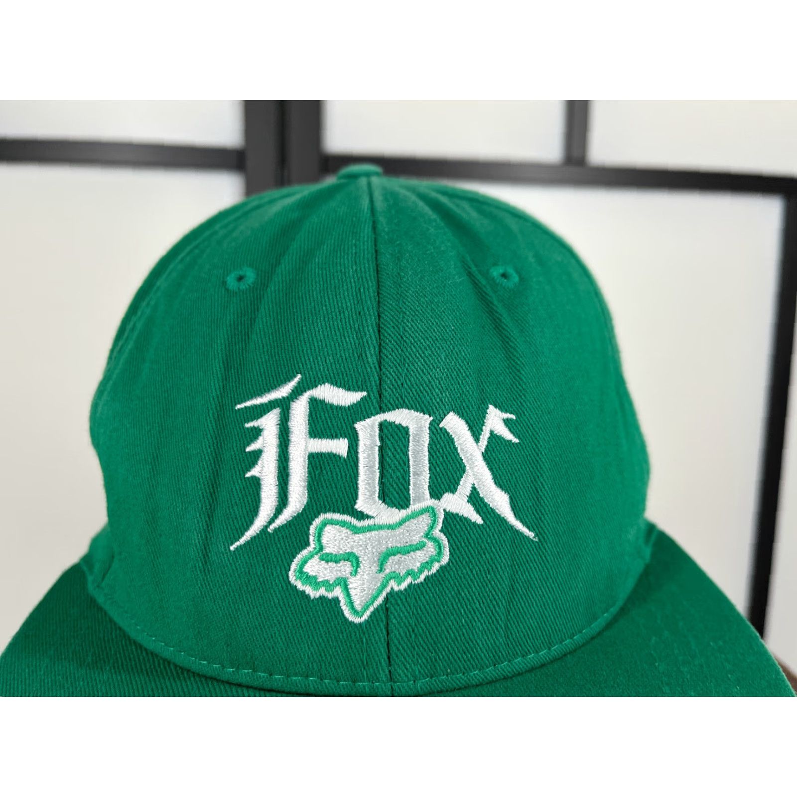 Fox Racing Fox Hat Cap Fitted Adult Medium Green Cotton Blend Nylon Spandex Baseball Cap - Fox Size ONE SIZE - 2 Thumbnail