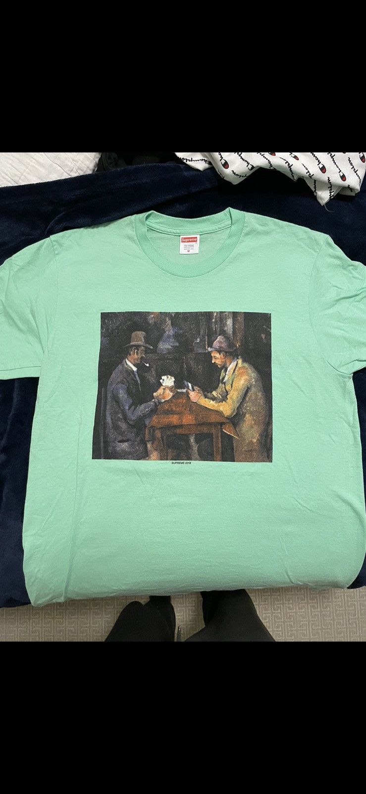 Supreme Supreme Card Players Painting Tee SS18 Medium Size US M / EU 48-50 / 2 - 1 Thumbnail