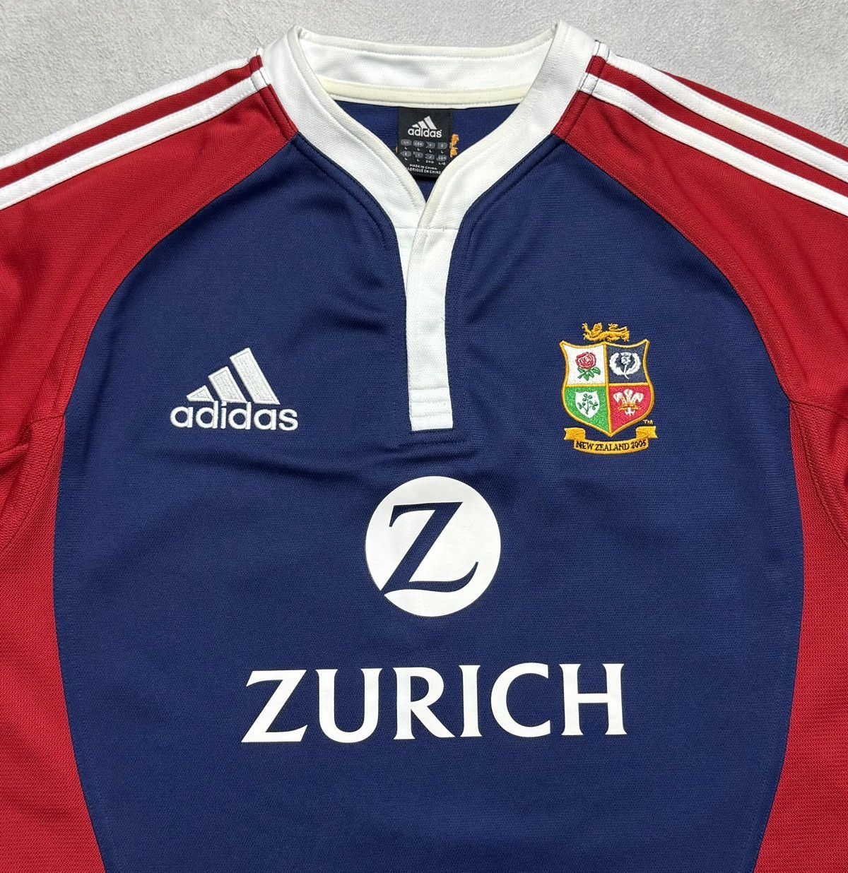 Adidas New Zealand Zurich 2005 Rugby Shirt Jersey Adidas Size US L / EU 52-54 / 3 - 4 Thumbnail