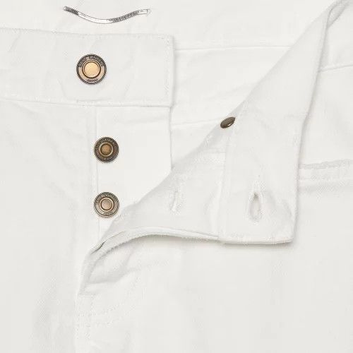 Saint Laurent Paris o1bcso1str1124 Slim Fit Jeans in White Size US 30 / EU 46 - 4 Thumbnail