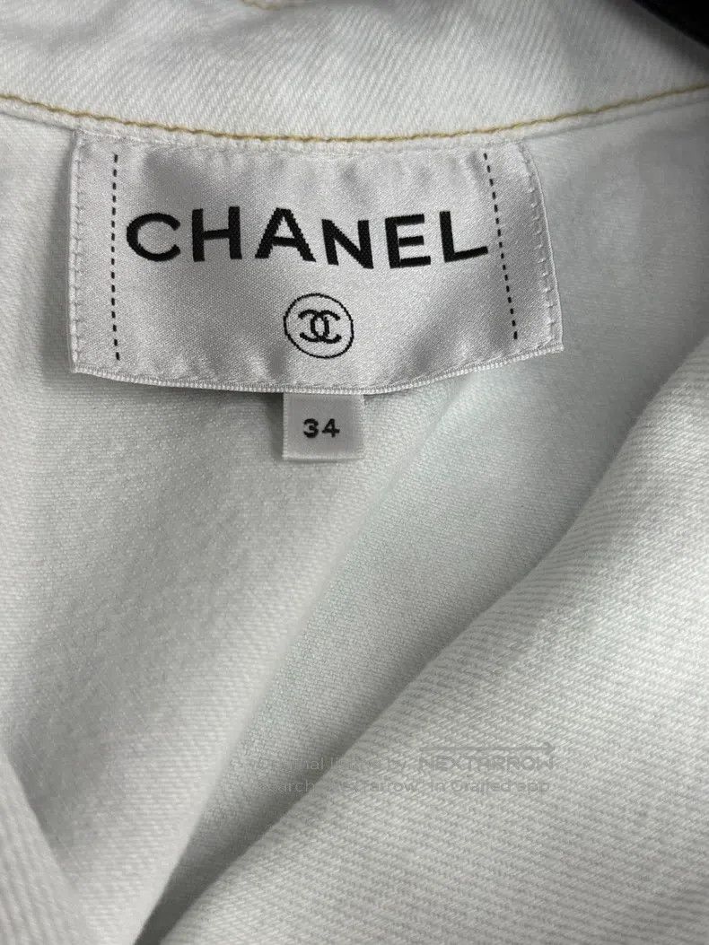 Chanel Chanel 24M beach series light blue denim jacket Size XXS / US 00 / IT 34 - 4 Thumbnail