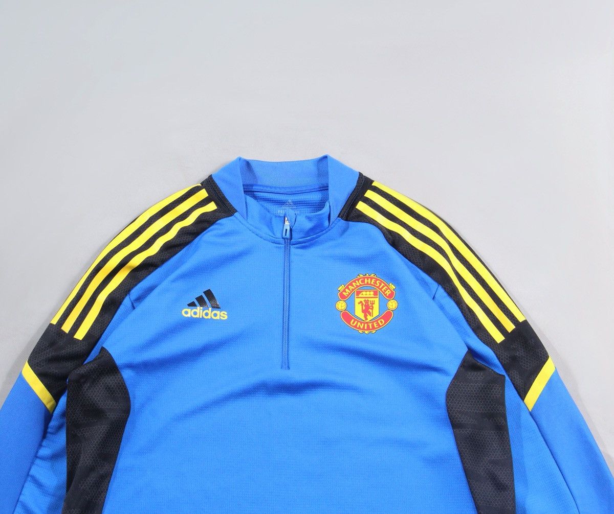Adidas Adidas Manchester United Sweater 1/3 ZIP Track Top Jacket M Size US M / EU 48-50 / 2 - 2 Thumbnail