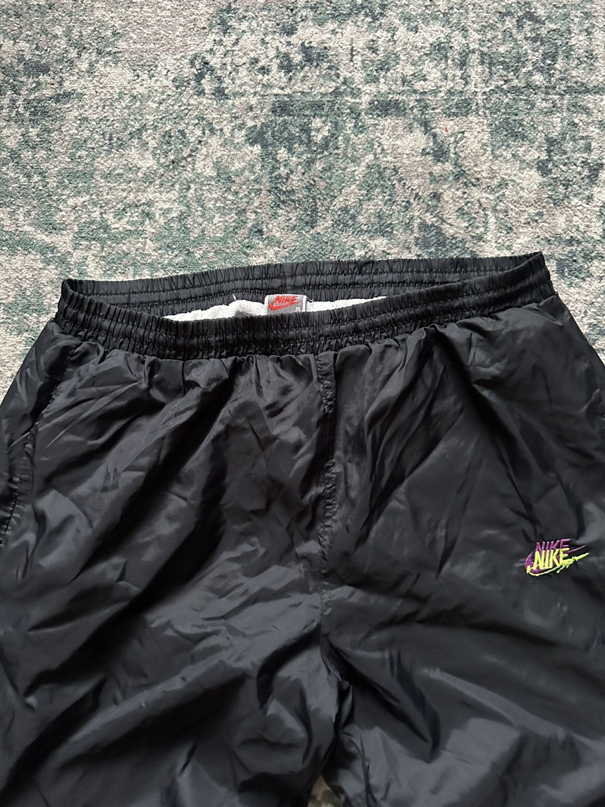 Nike × Skepta VINTAGE NIKE SWOOSH TN SKEPTA STYLE NYLON TRACK PANTS M Size US 32 / EU 48 - 5 Thumbnail