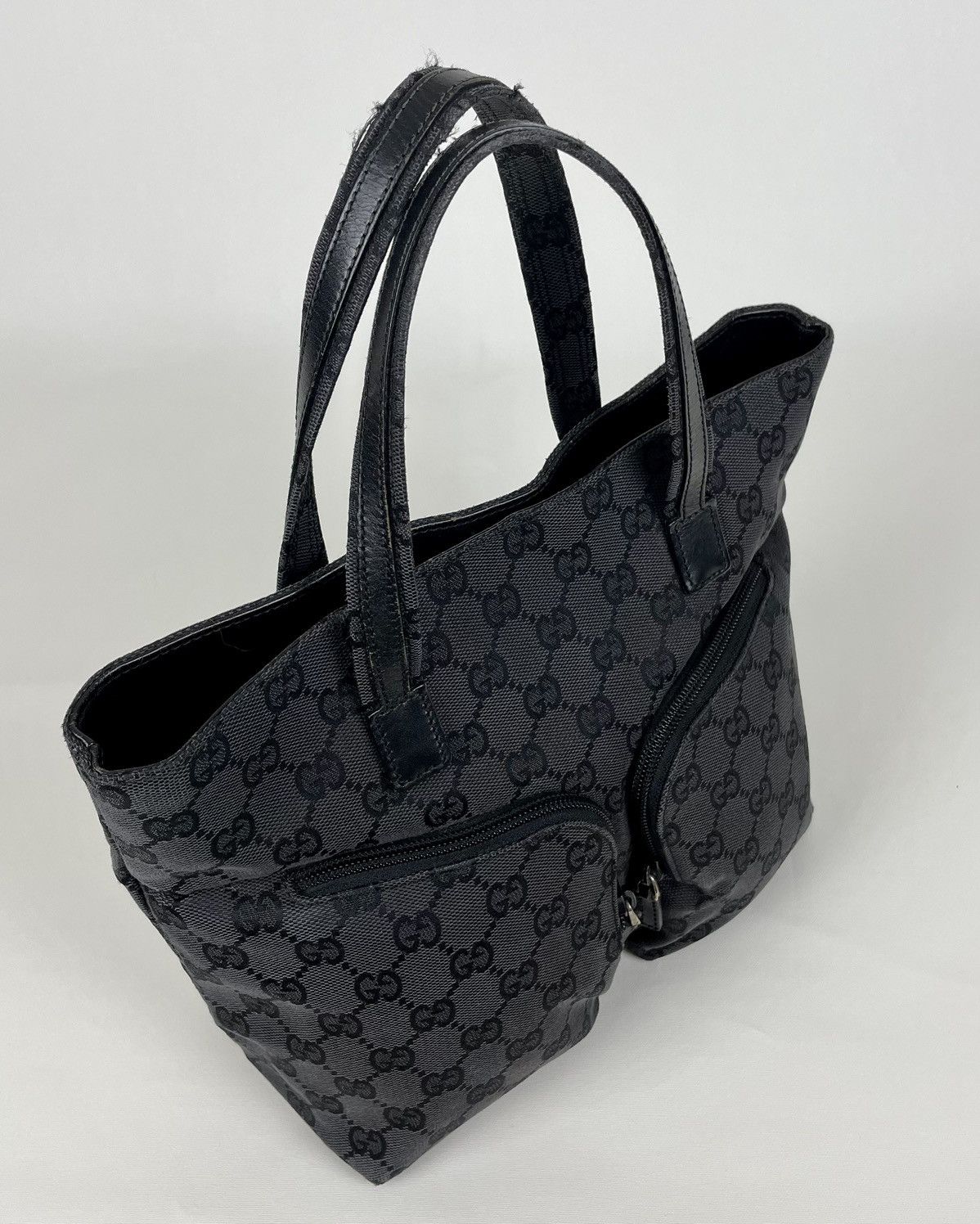 Gucci Gucci handbag in Black canvas Size ONE SIZE - 6 Thumbnail