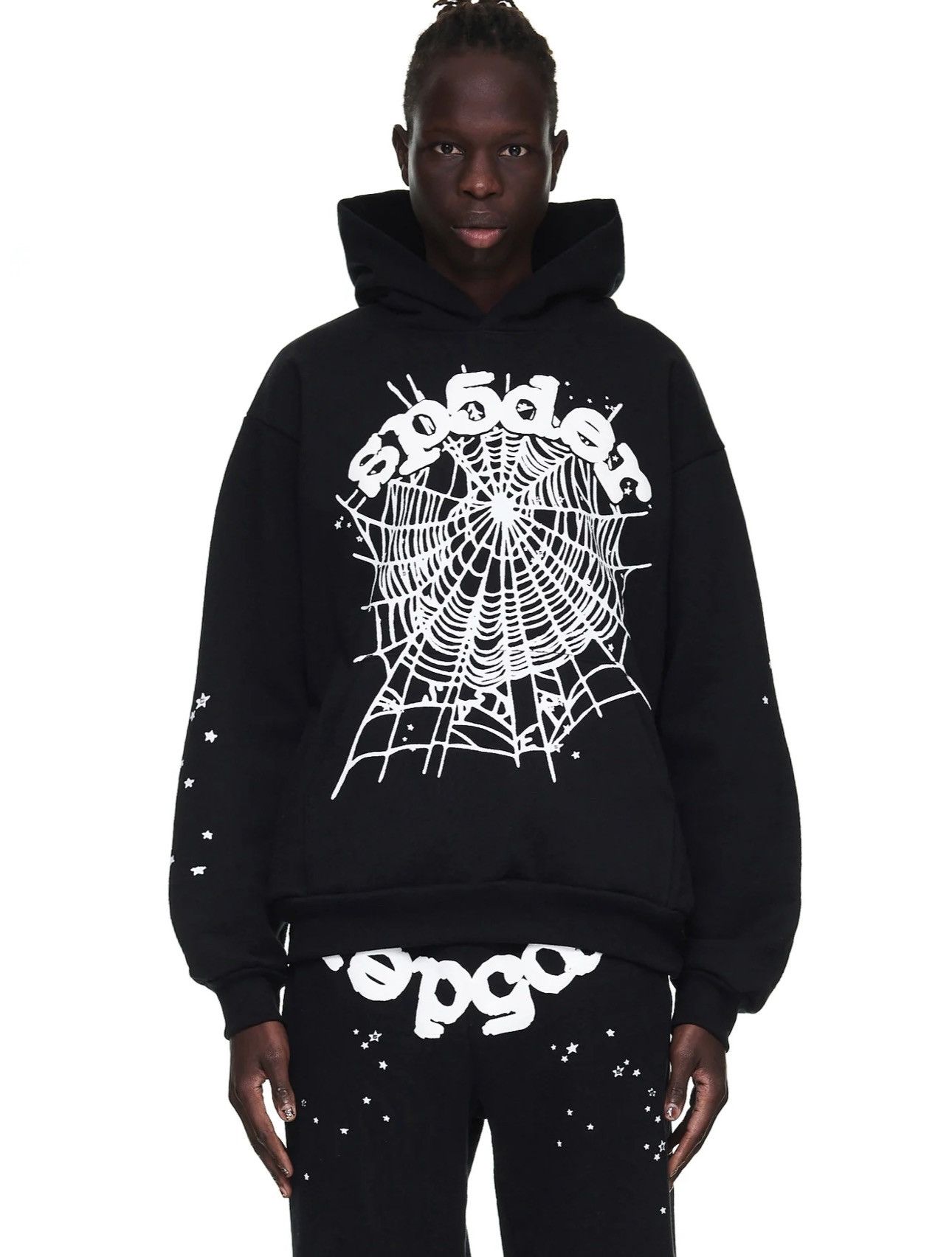 Sp5der Sp5der BLACK OG WEB HOODIE - Size S Size US S / EU 44-46 / 1 - 3 Thumbnail