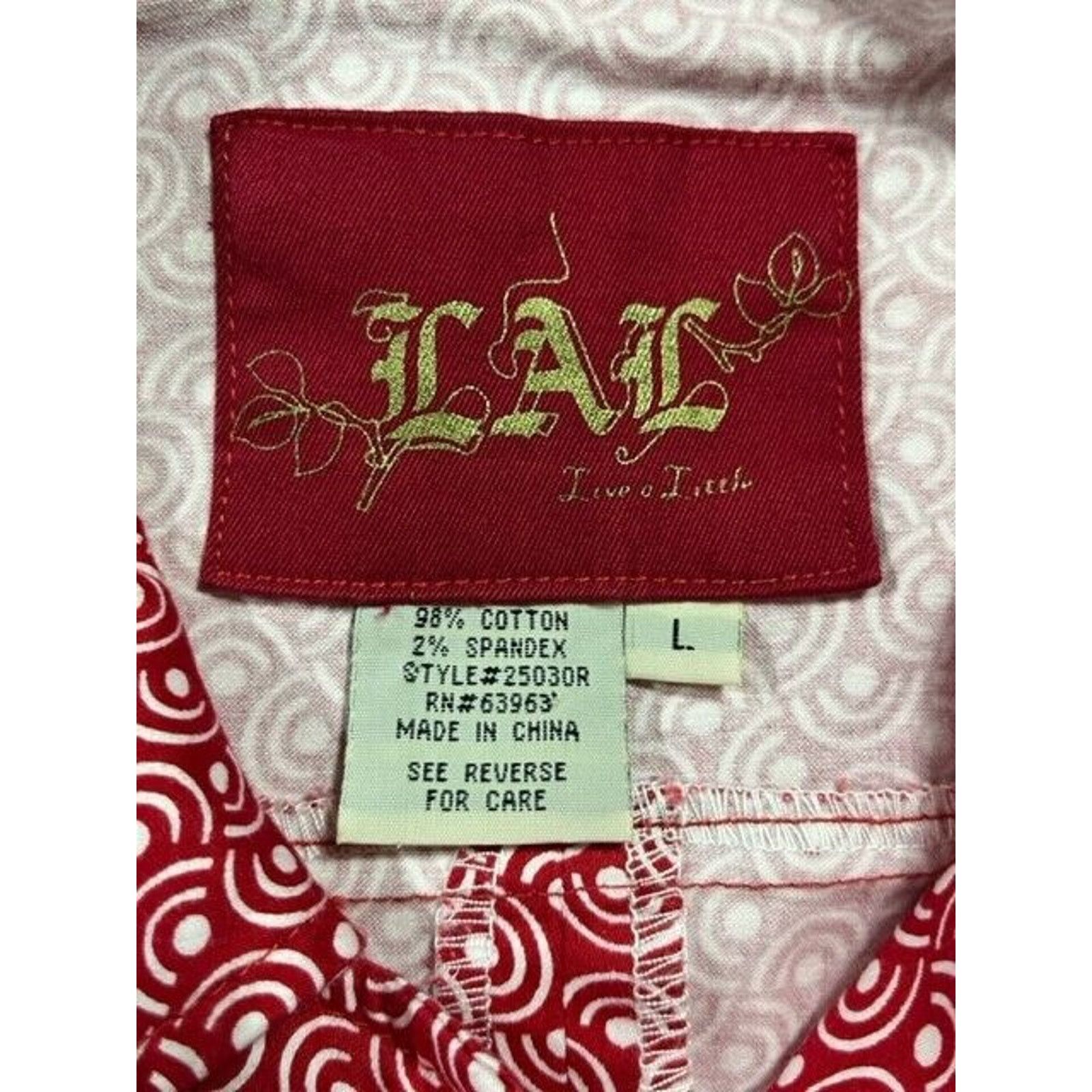 Other Vintage Live A Little Dress Womens L Housewife Trad Wife Size L / US 10 / IT 46 - 5 Thumbnail