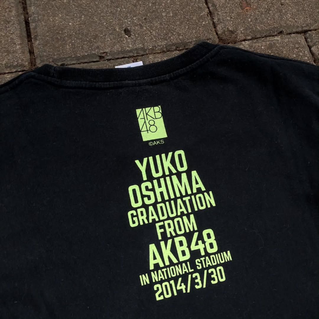 Band Tees AKB48 Yuko Oshima Graduation Concert 2014 Tee Size US M / EU 48-50 / 2 - 3 Thumbnail