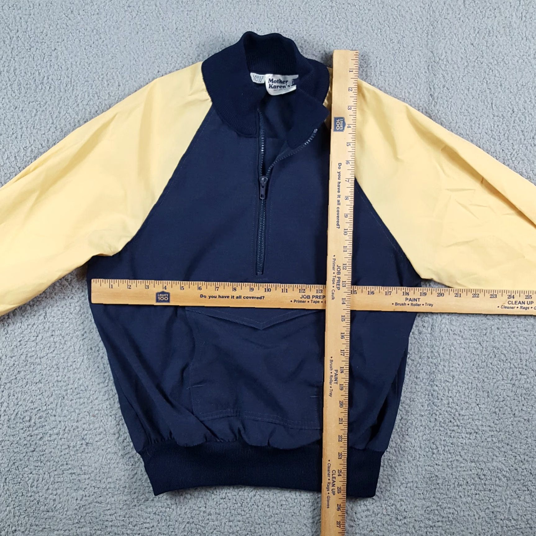Vintage VINTAGE 90s Anorak Pocket Women's Size 11/12 Medium 1/4 Zip Pullover Jacket Size XL / US 12-14 / IT 48-50 - 7 Thumbnail
