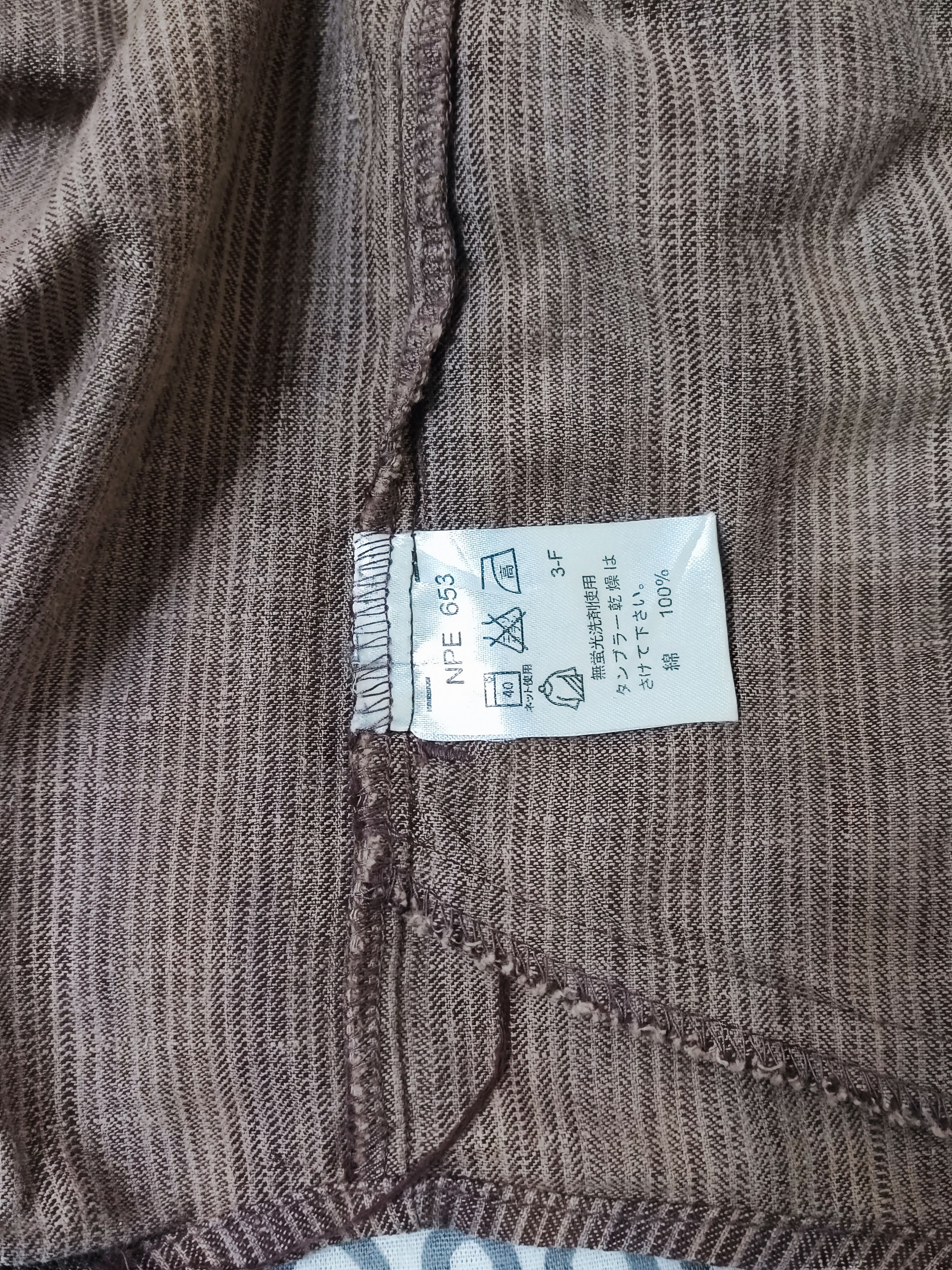 Kansai Yamamoto Rare design Kansai jeans Zipper Shirt by Kansai Yamamoto Size US M / EU 48-50 / 2 - 12 Thumbnail